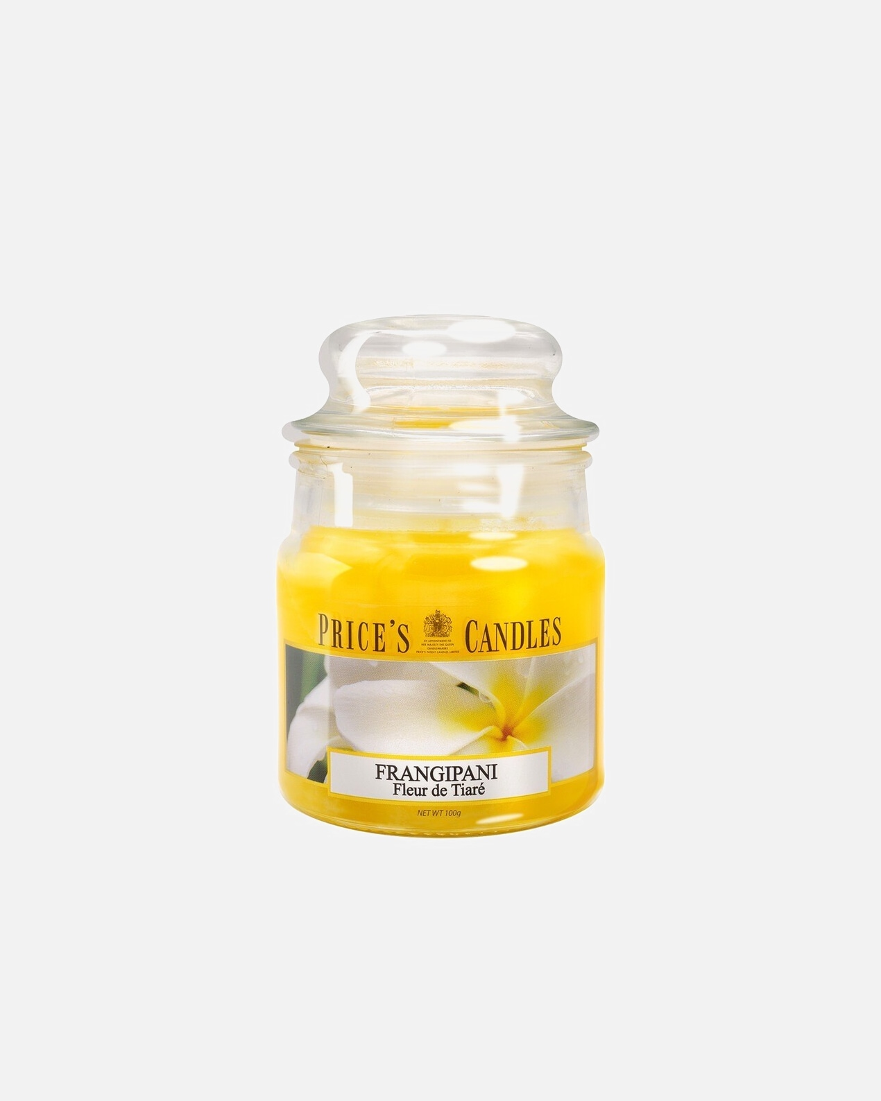 Candela di Unisex PRICE'S CANDLES Frangipani Monoi scented candle in small jar 1 pz