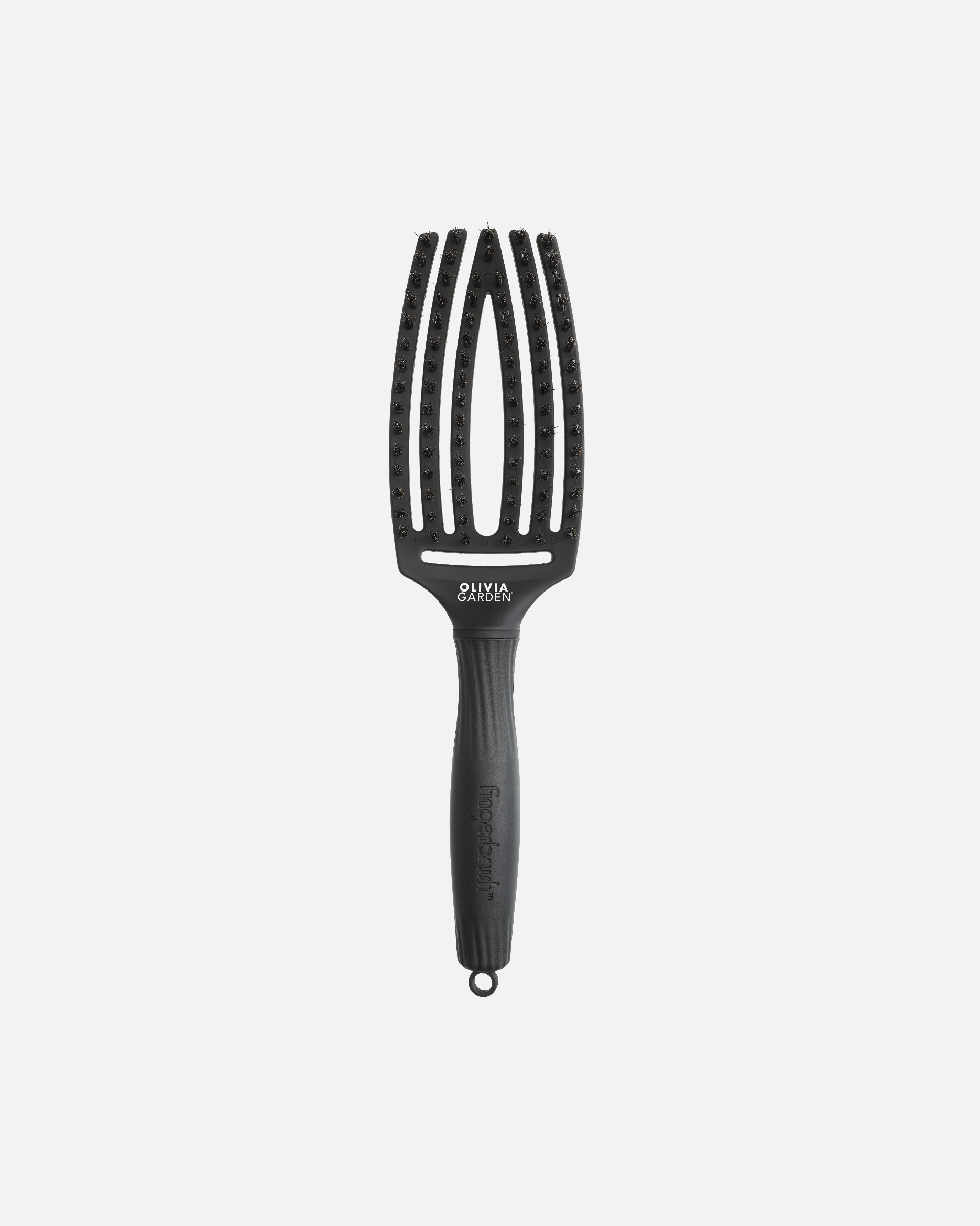 Districante di Unisex Olivia Garden FINGERBRUSH Combo M Full Black 1 pezzo