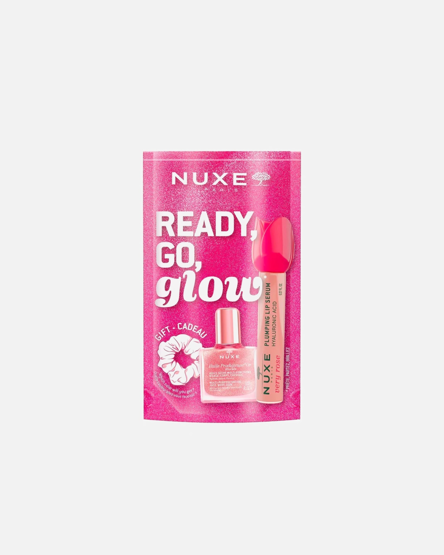 Set da viaggio di Femmina NUXE Very Rose READY, GO, GLOW I miei 3 elementi di bellezza per ogni occasione 1 pezzo