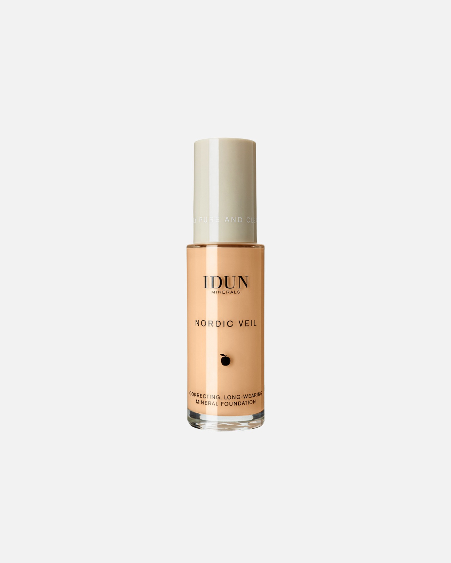 Fondotinta di Unisex IDUN Minerals Liquid Mineral Foundation Nordic Veil Disa - Neutral Light/Medium