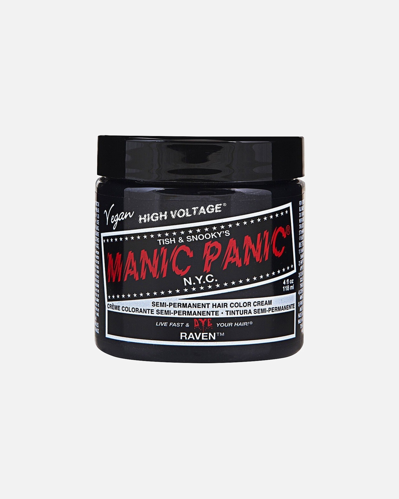 Tinta Capelli di Unisex Manic Panic Classic High Voltage RAVEN