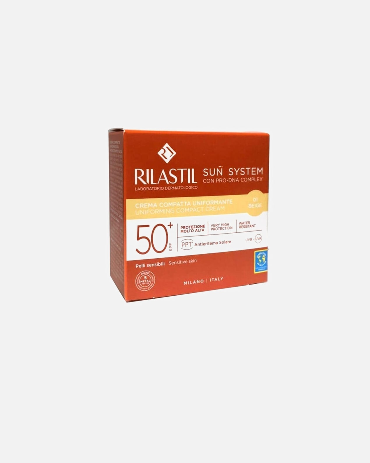 Fondotinta di Unisex RILASTIL Sun System SPF50+ Fondotinta 01 Beige