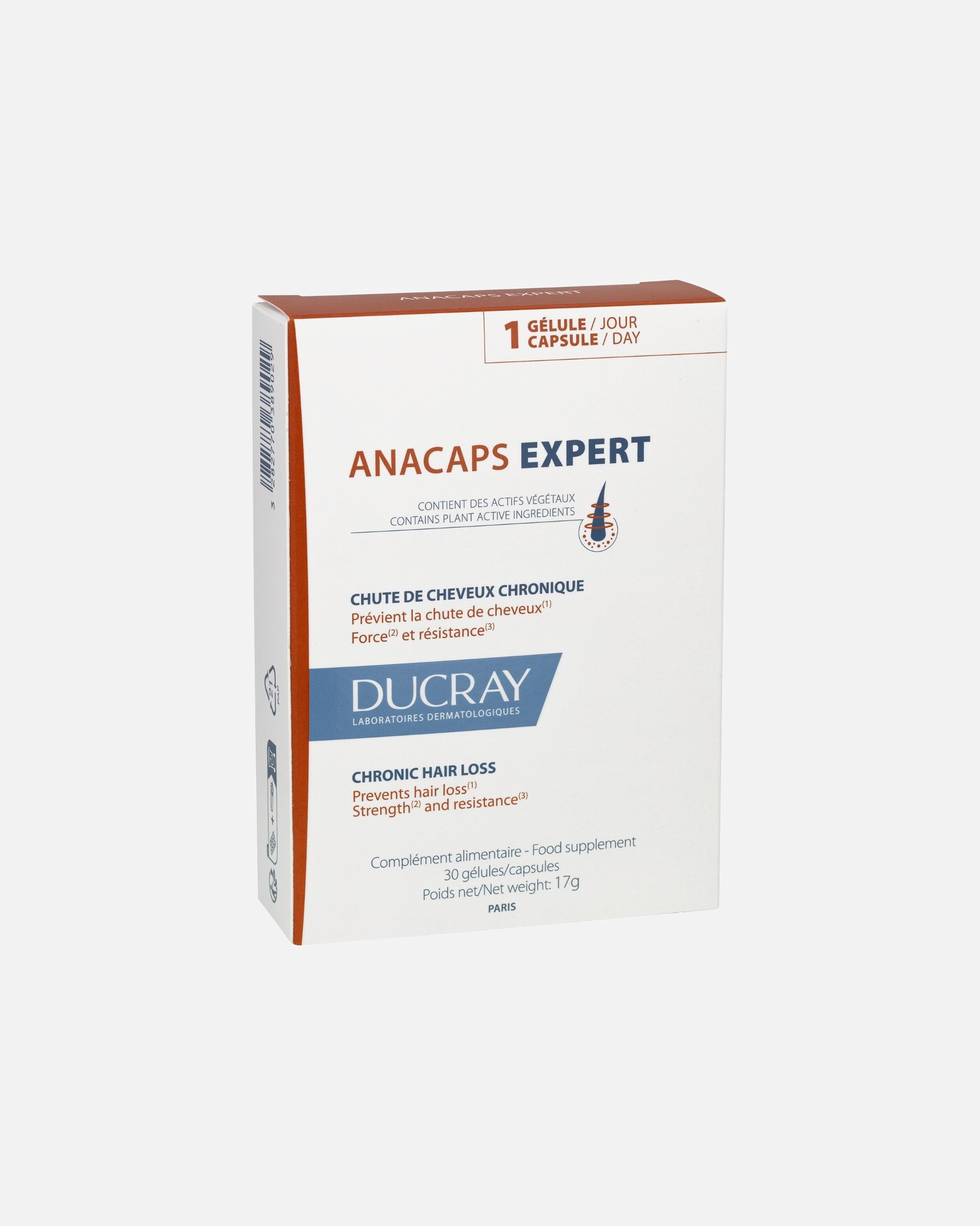 Vitamine di Unisex DUCRAY ANACAPS EXPERT Integratore (30 capsule) 17 g