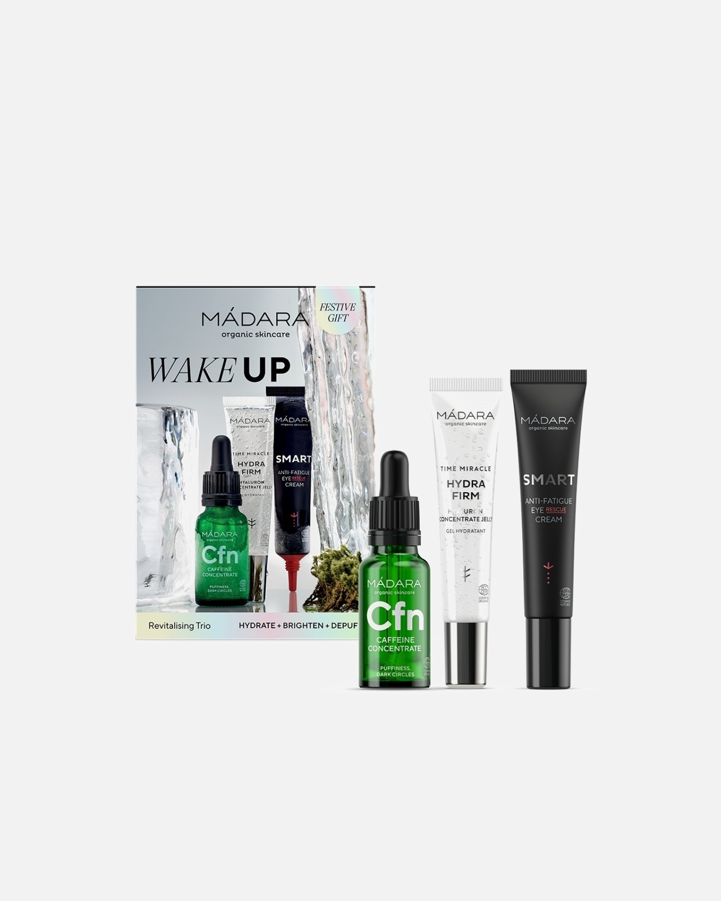 Set cura del viso di Unisex MÁDARA Wake Up Revitalising set 1 pz