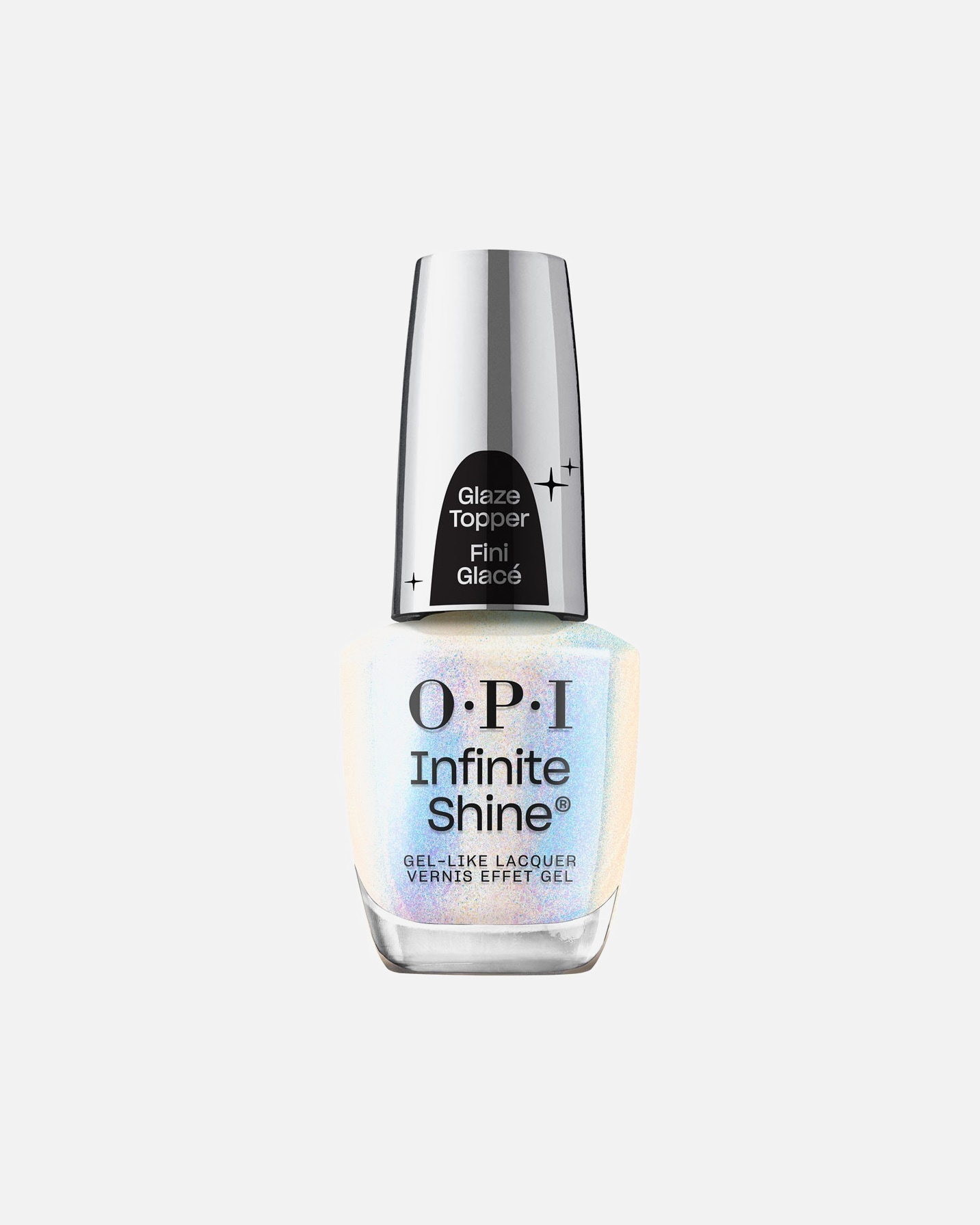 Smalto per unghie di Unisex OPI Infinite Shine Glaze Toppers - smalto a lunga durata HOLO AND BEHOLD