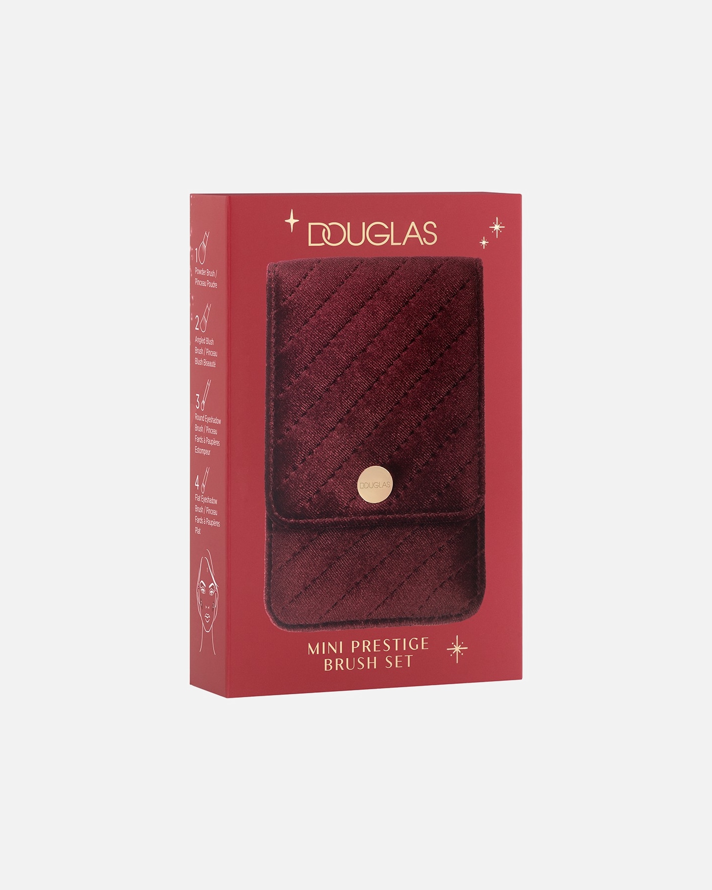 Set Pennelli di Unisex DOUGLAS COLLECTION Accessoires Mini Luxury Brush Set 1 pezzo