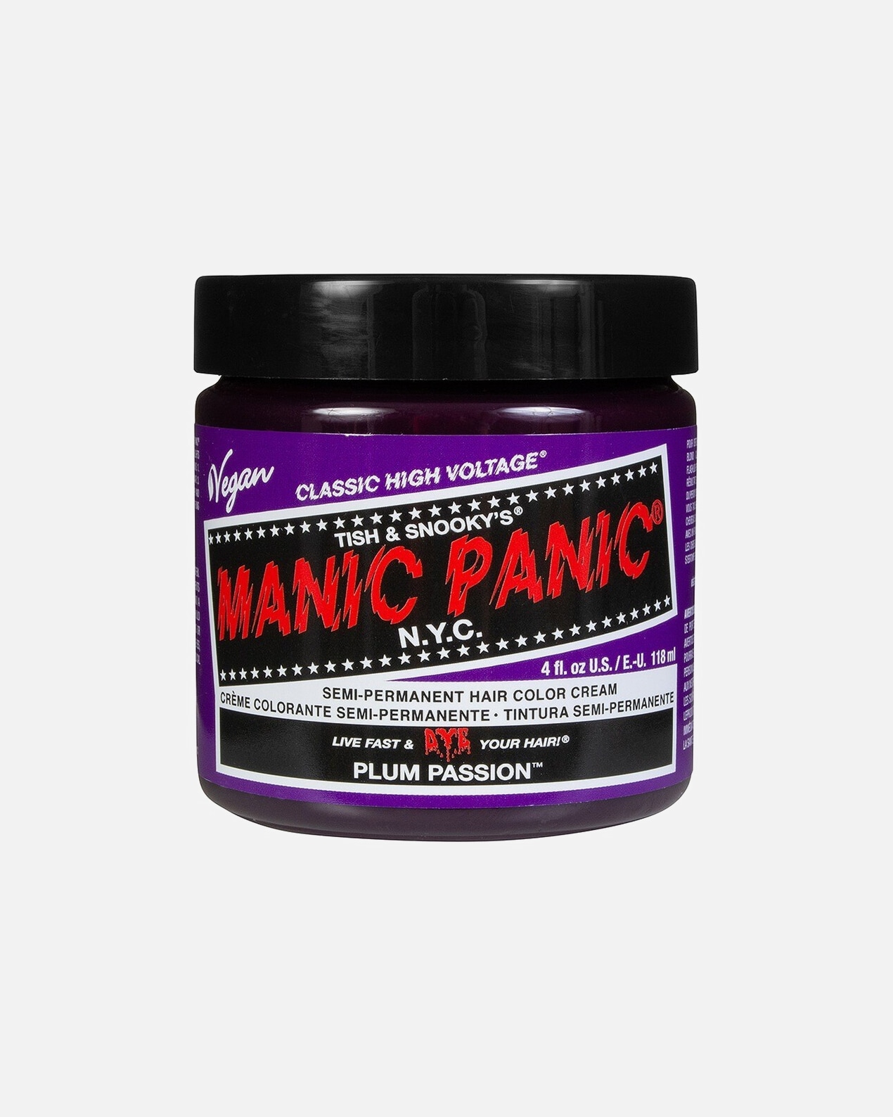 Tinta Capelli di Unisex Manic Panic Classic High Voltage PLUM PASSION