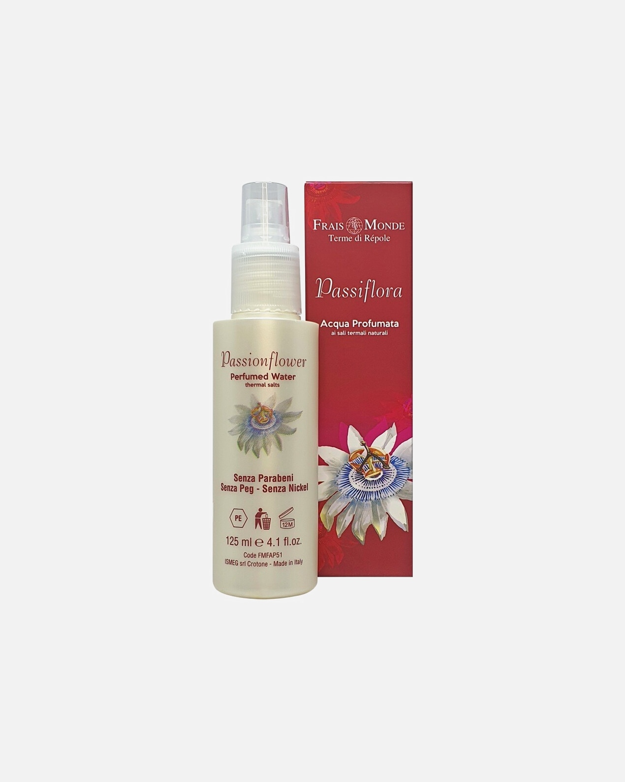 Spray corpo di Femmina FRAIS MONDE Acqua Profumata Passiflora 125 ml