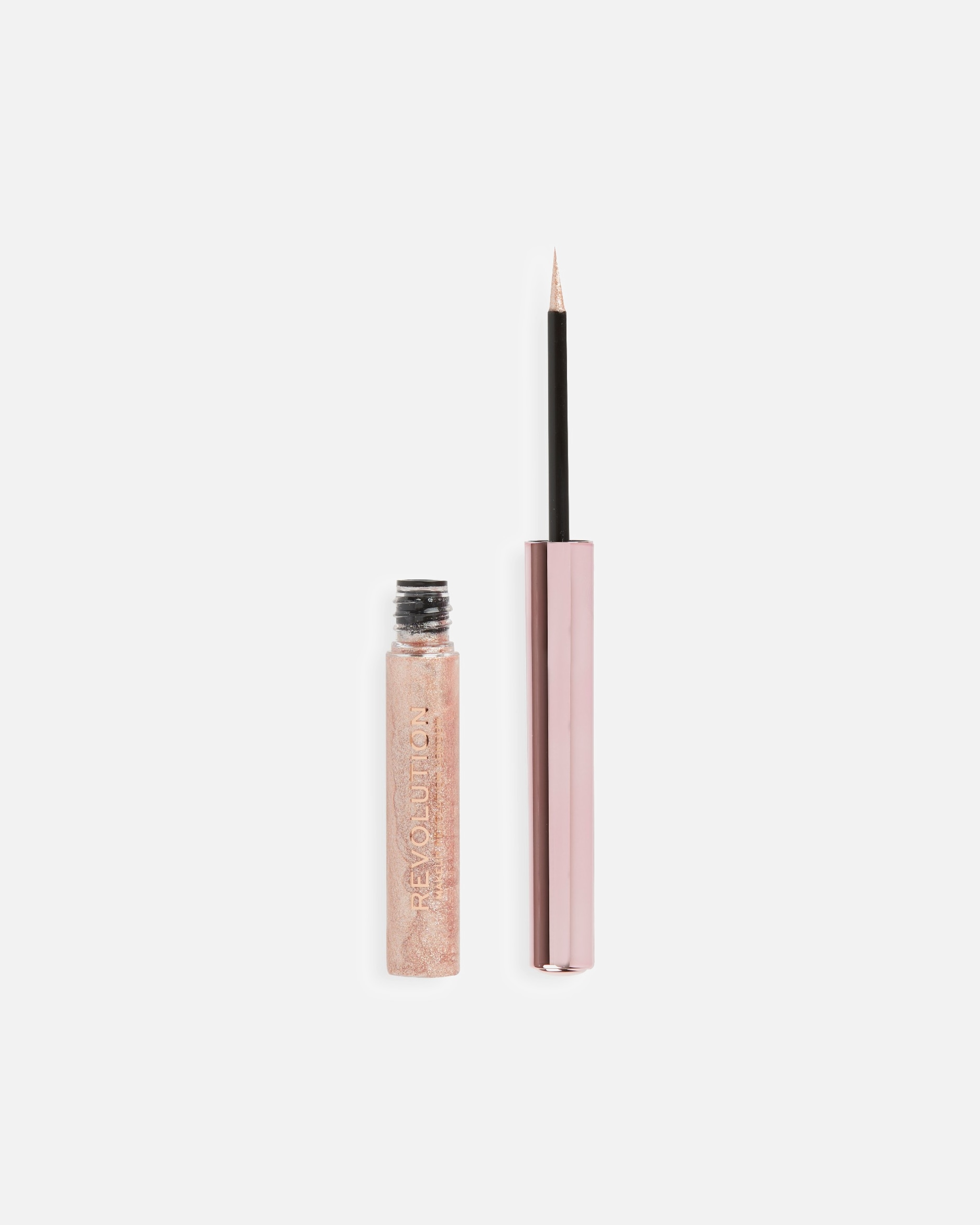 Eyeliner di Unisex Revolution Revolution Super Flick Liquid Eyeliner White ROSE GOLD