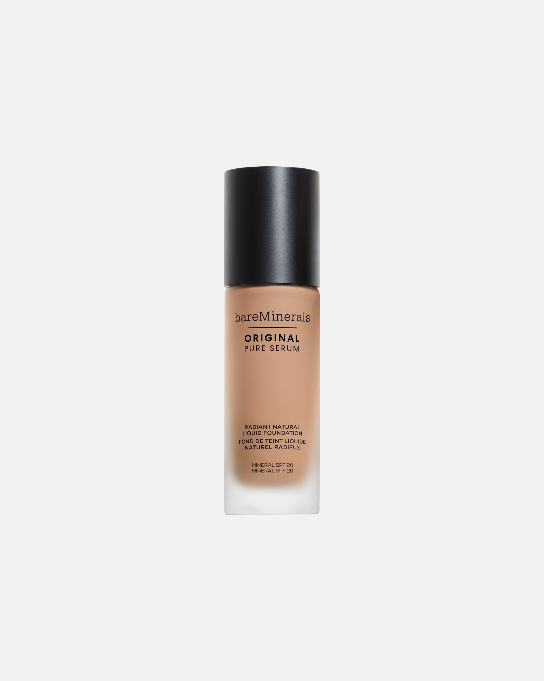 Fondotinta di Unisex bareMinerals Original ORIGINAL PURE SERUM RADIANT NATURAL LIQUID FOUNDATION MINERAL SPF 20 MEDIUM COOL 3