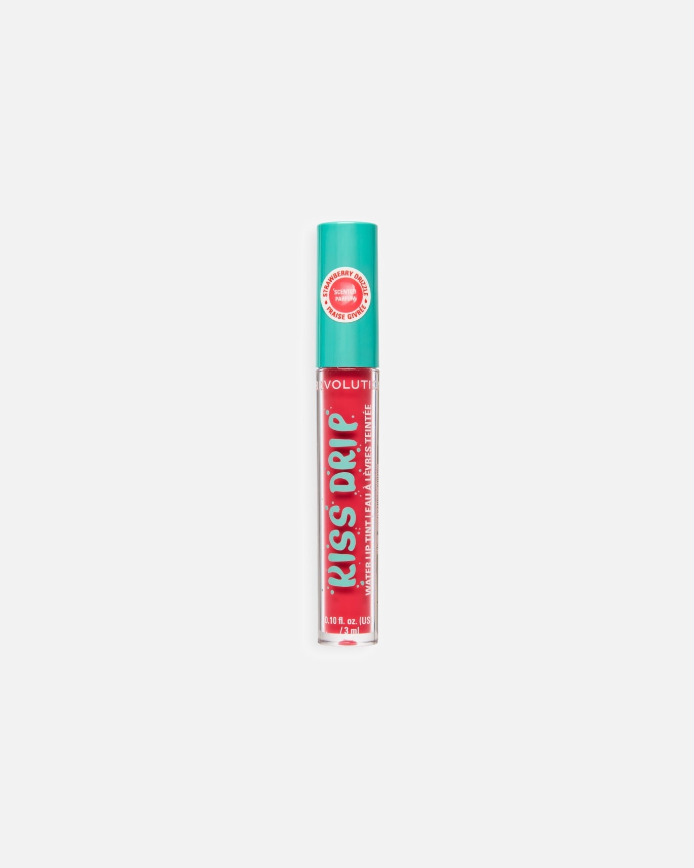 Lucidalabbra di Unisex Revolution Kiss Drip Water Lip Tint STRAWBERRY DRIZZLE