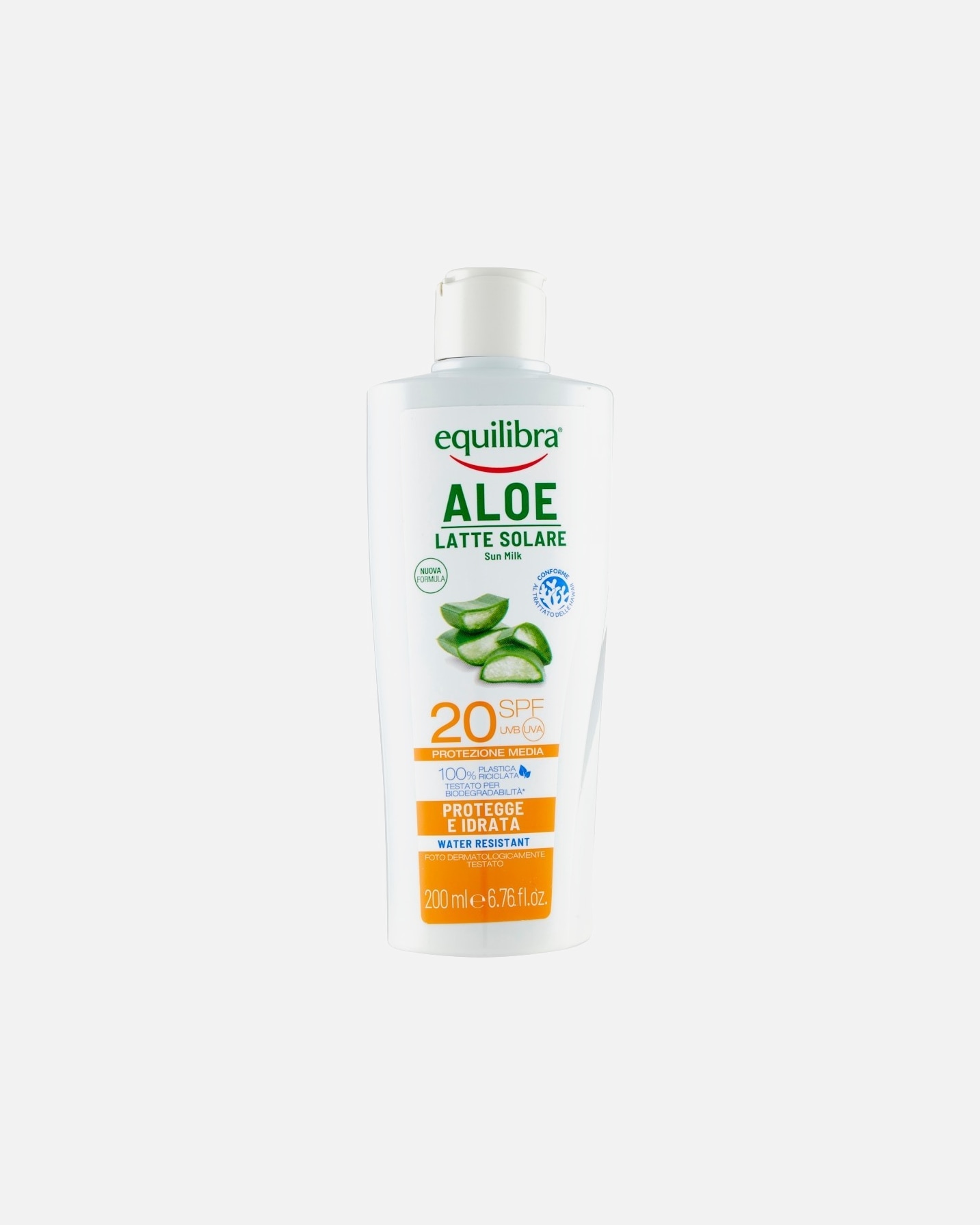 Crema solare di Unisex equilibra Aloe Latte Solare SPF 20 200 ml