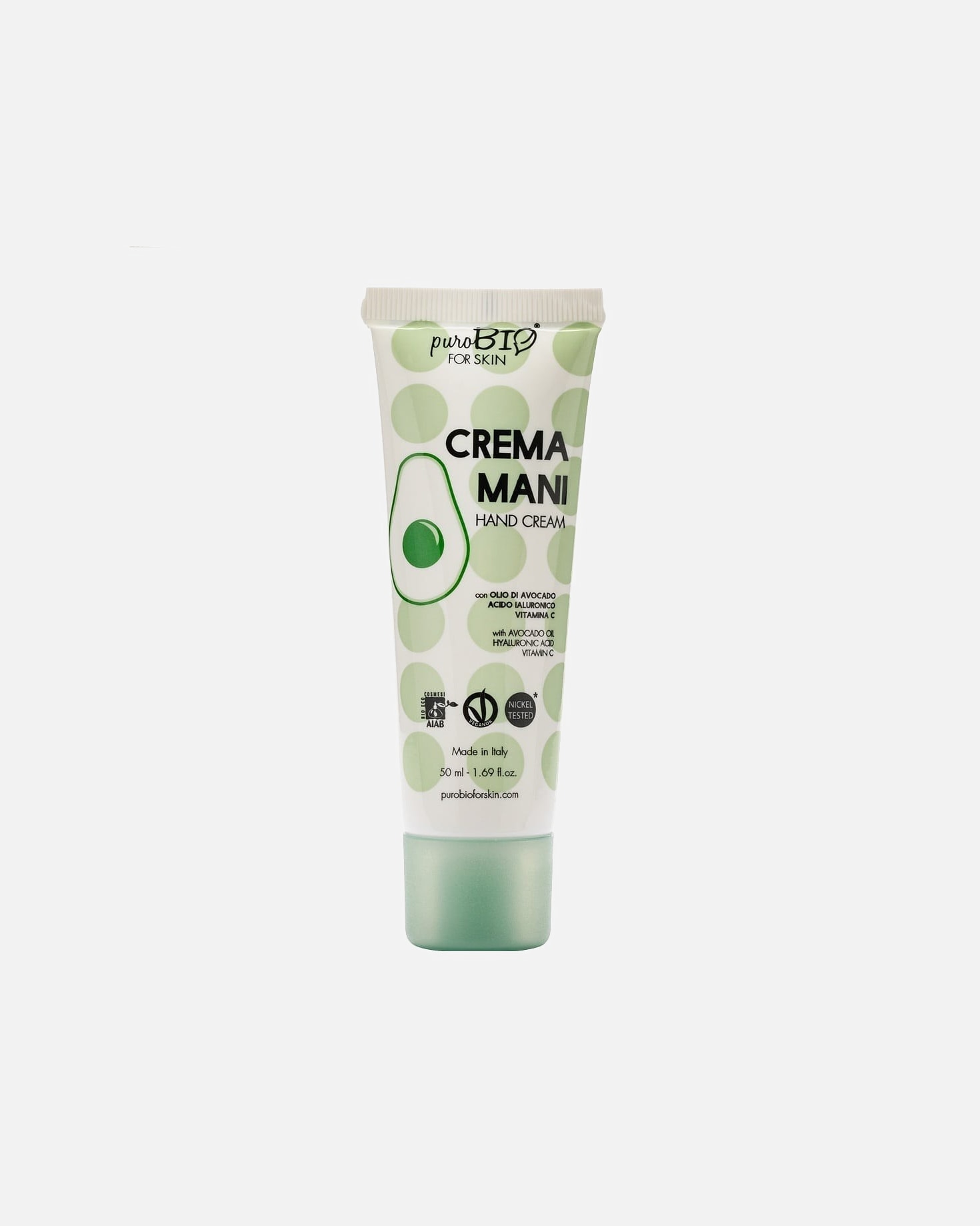 Crema Mani di Unisex Purobio Crema mani all'avocado 50 ml