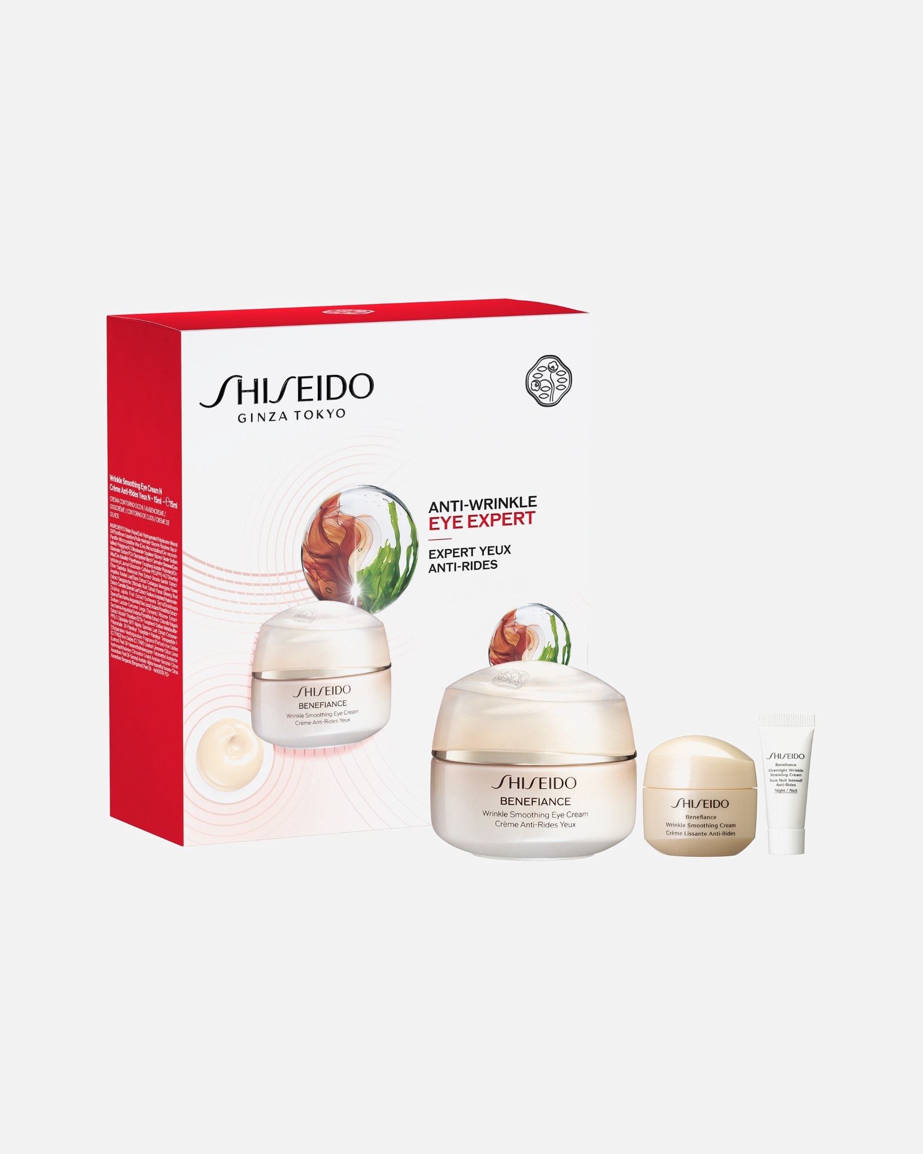 Kit cura occhi di Femmina SHISEIDO Benefiance BENEFIANCE EYE CARE SET 1 pezzo