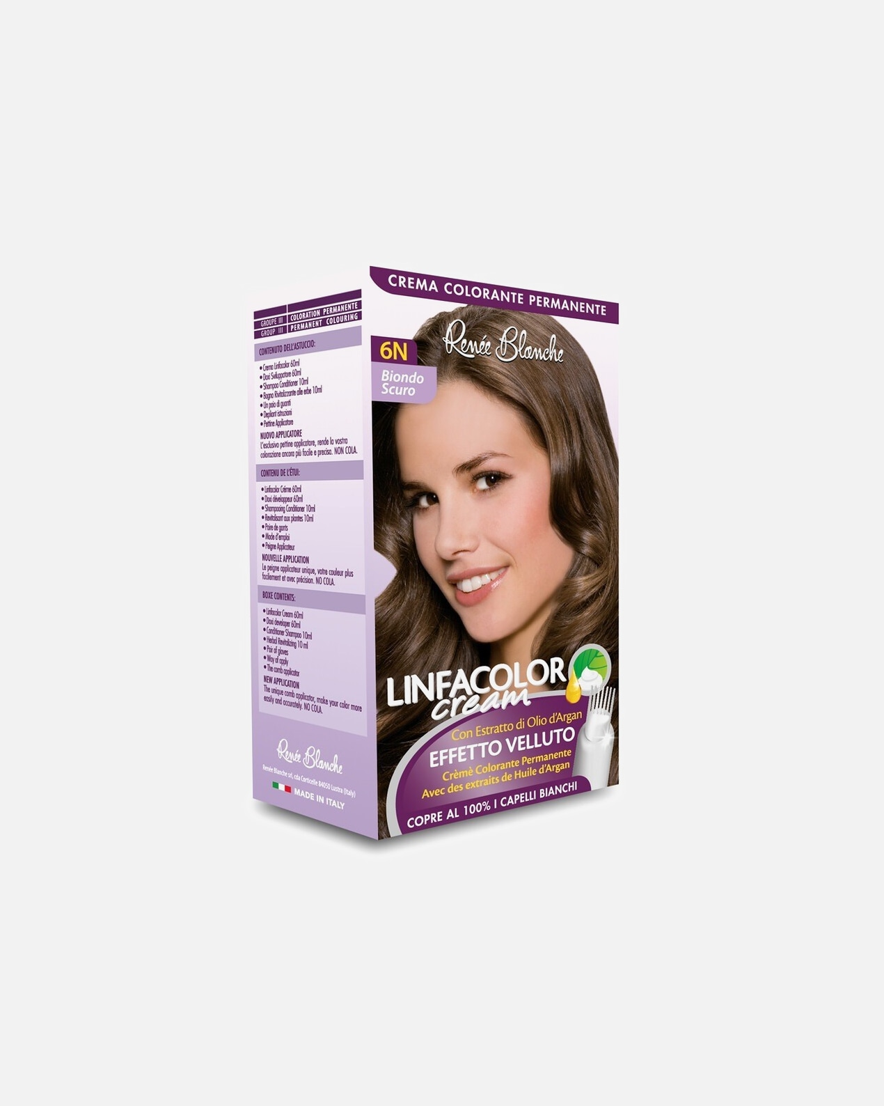 Colorazione capelli di Femmina Renée Blanche LINFA COLOR 6N BIONDO SCURO