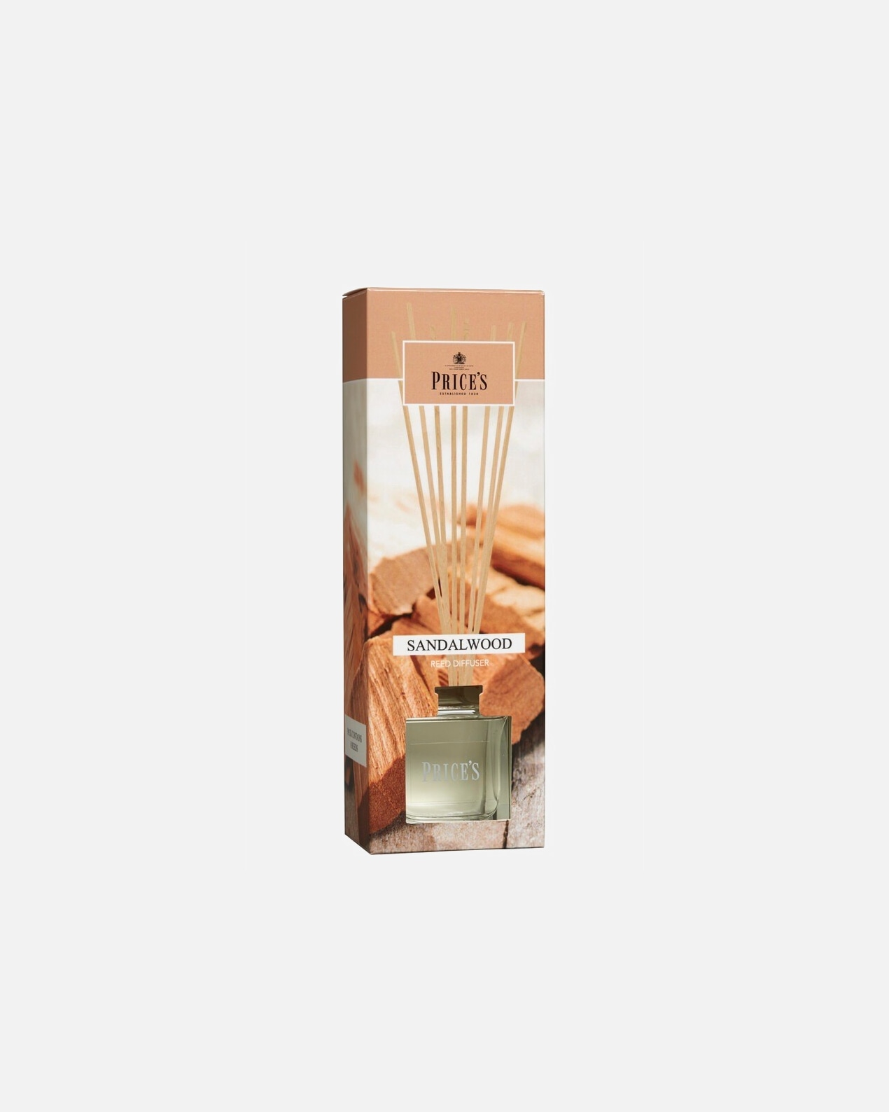 Profumo ambiente di Unisex PRICE'S CANDLES Sandalwood reed diffuser 100 ml
