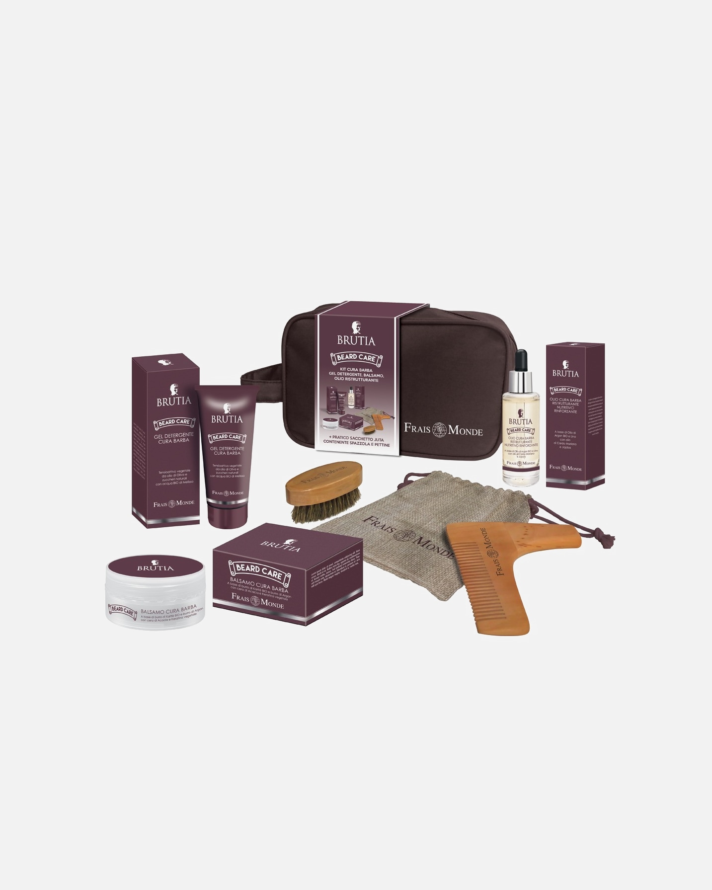 Rasoio di Maschio FRAIS MONDE Beauty Set Cura Barba 1 pz