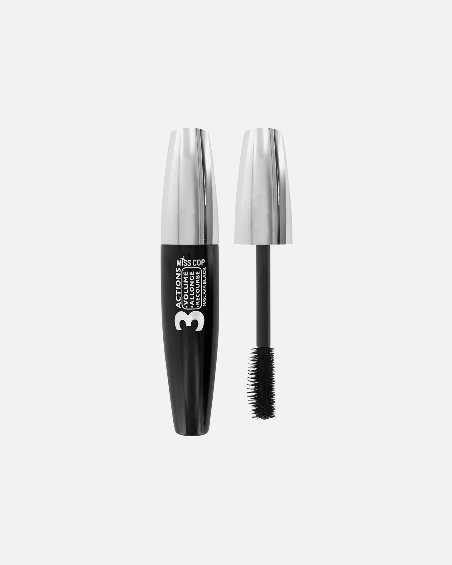 Mascara di Unisex Miss Cop Mascara 3 Azioni NOIR
