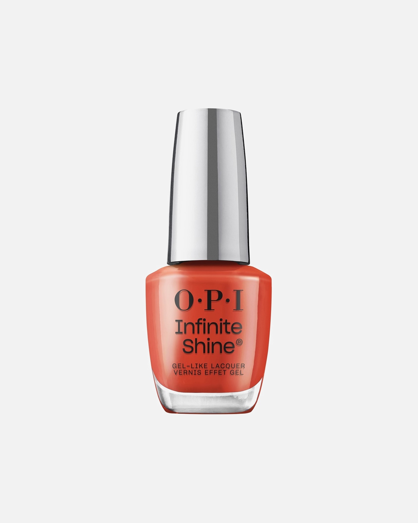 Smalto per unghie di Unisex OPI Infinite Shine - smalto a lunga durata Knock 'Em Red - rosso