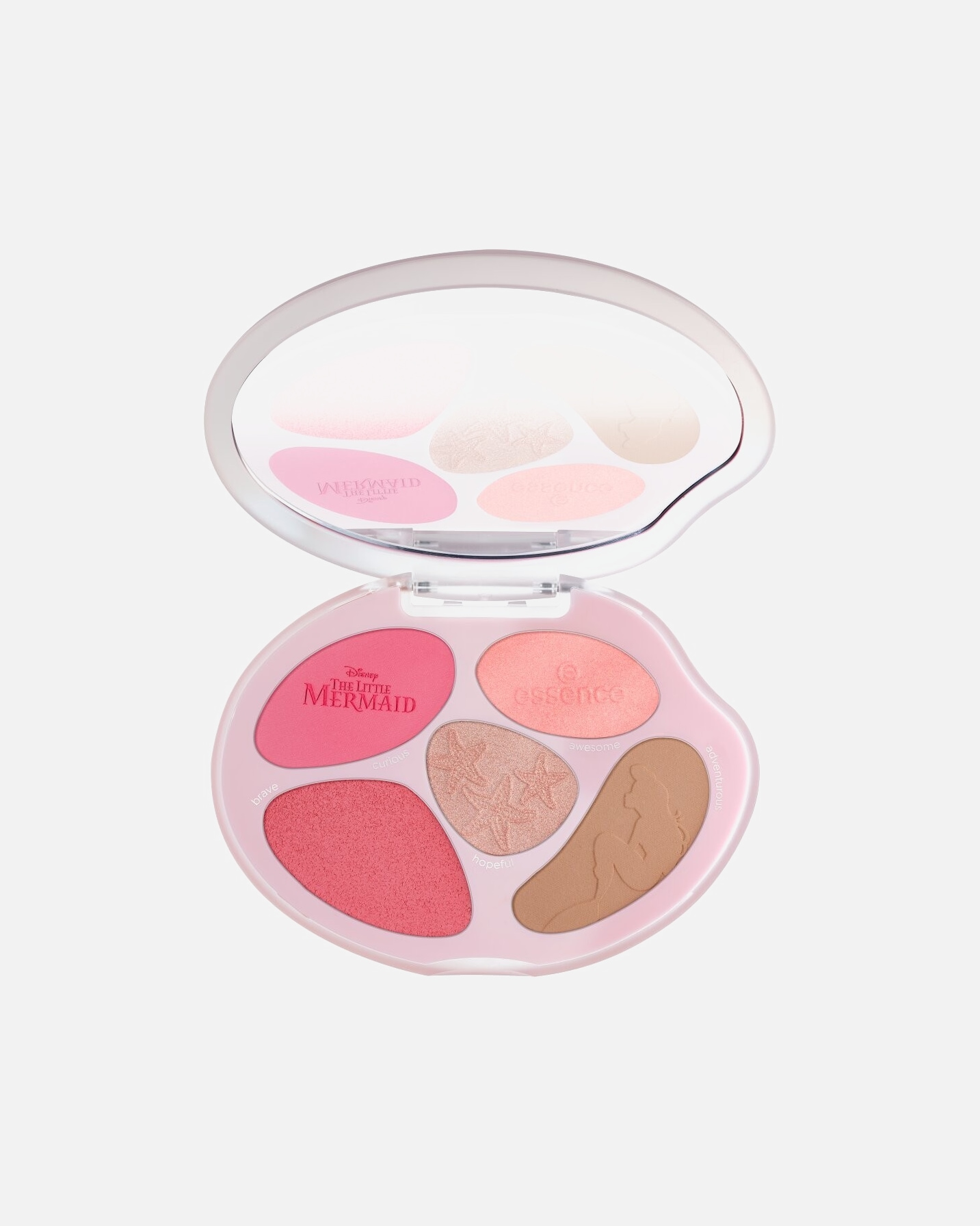 Blush di Unisex essence THE LITTLE MERMAID Palette viso 01 - THE WORLD IS MY OYSTER
