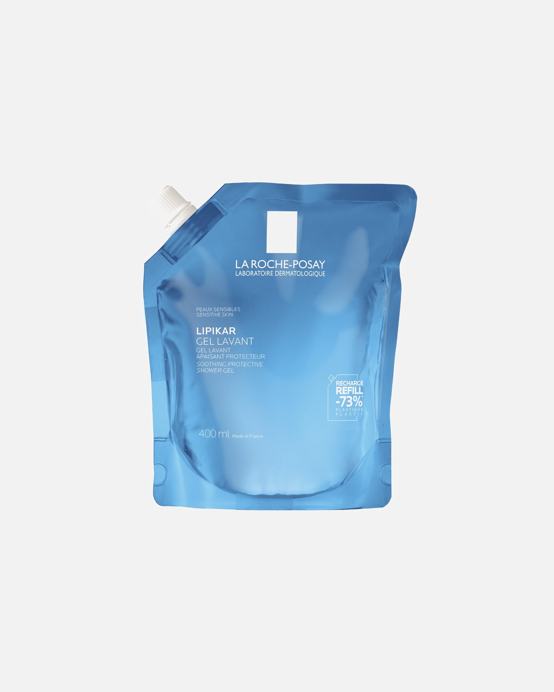 Bagnoschiuma di Unisex La Roche Posay Pelle a tendenza atopica LipikarGel doccia delicato per la pelle secca e sensibile per tutta la famiglia 400 ml - Refill