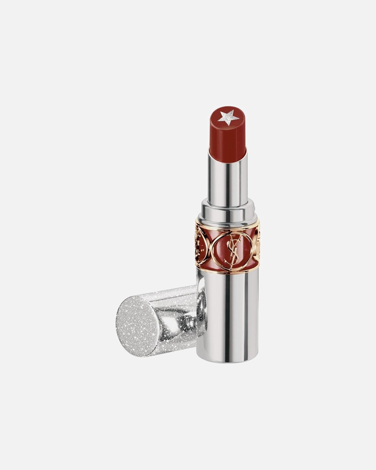 Rossetto di Unisex Yves Saint Laurent Rouge Volupté Rock'N Shine 02 - CACAO BOUNCE