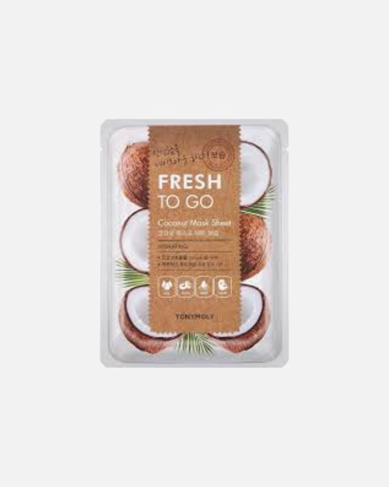 Maschera in Tessuto di Unisex TonyMoly Fresh To Go Coconut Mask Sheet 1 pezzo