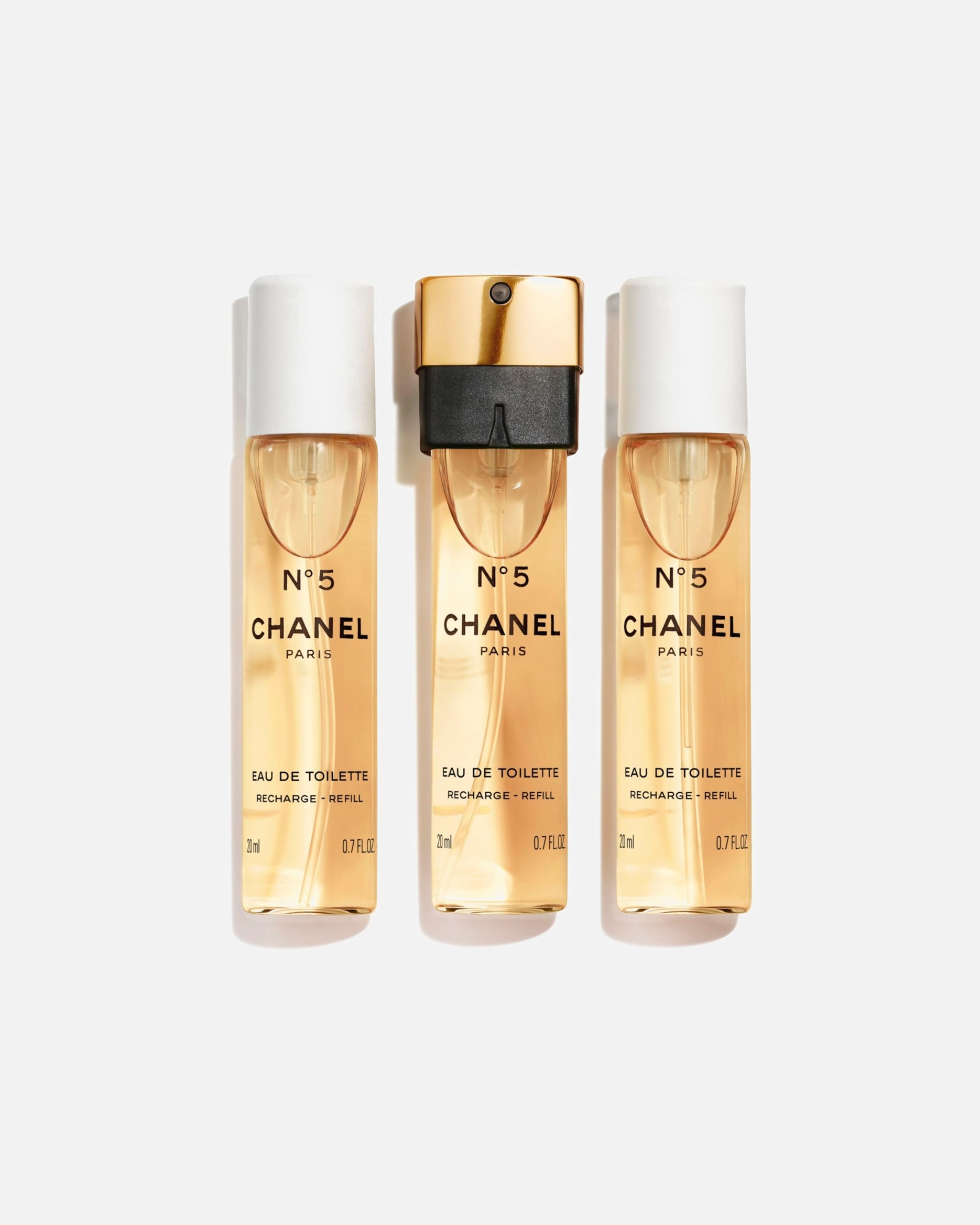 Eau de toilette di Femmina CHANEL N°5 EAU DE TOILETTE TWIST AND SPRAY 3X20ML REFILL 60 ml - refill