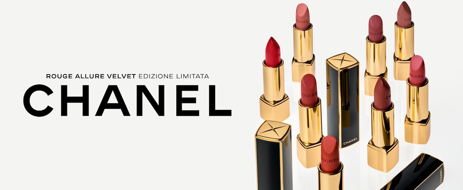 Scopri l'eleganza senza tempo con Rouge Allure Velvet Edizione Limitata di Chanel, rossetti dai colori intensi e finish vellutato.
