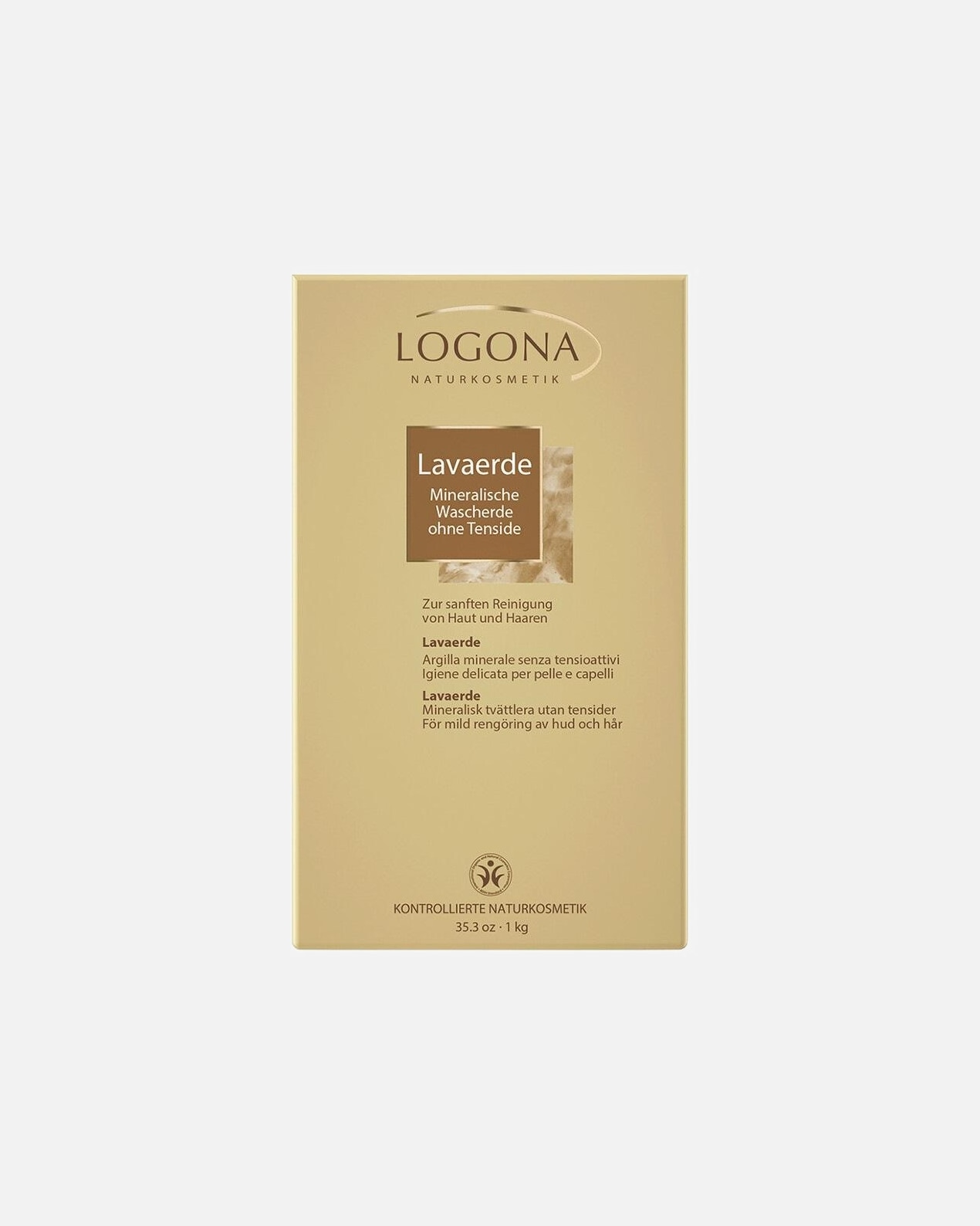 Cura del cuoio capelluto di Unisex Logona Lavaerde Polvere di rhassoul 1000 g