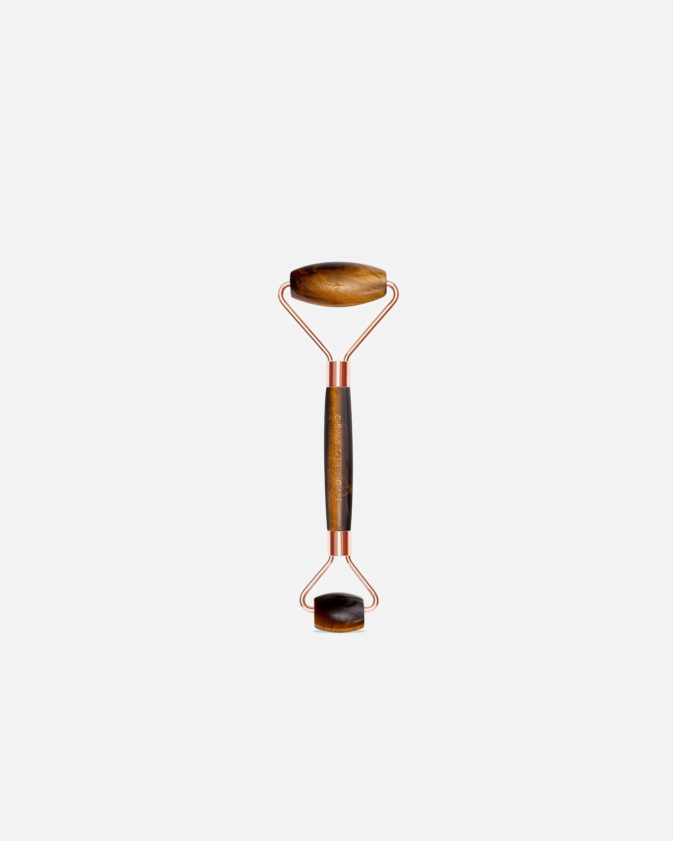 Dispotivo Massaggio Viso di Unisex Crystallove Tiger eye roller/ Roller per il viso in occhio di tigre 1 pz