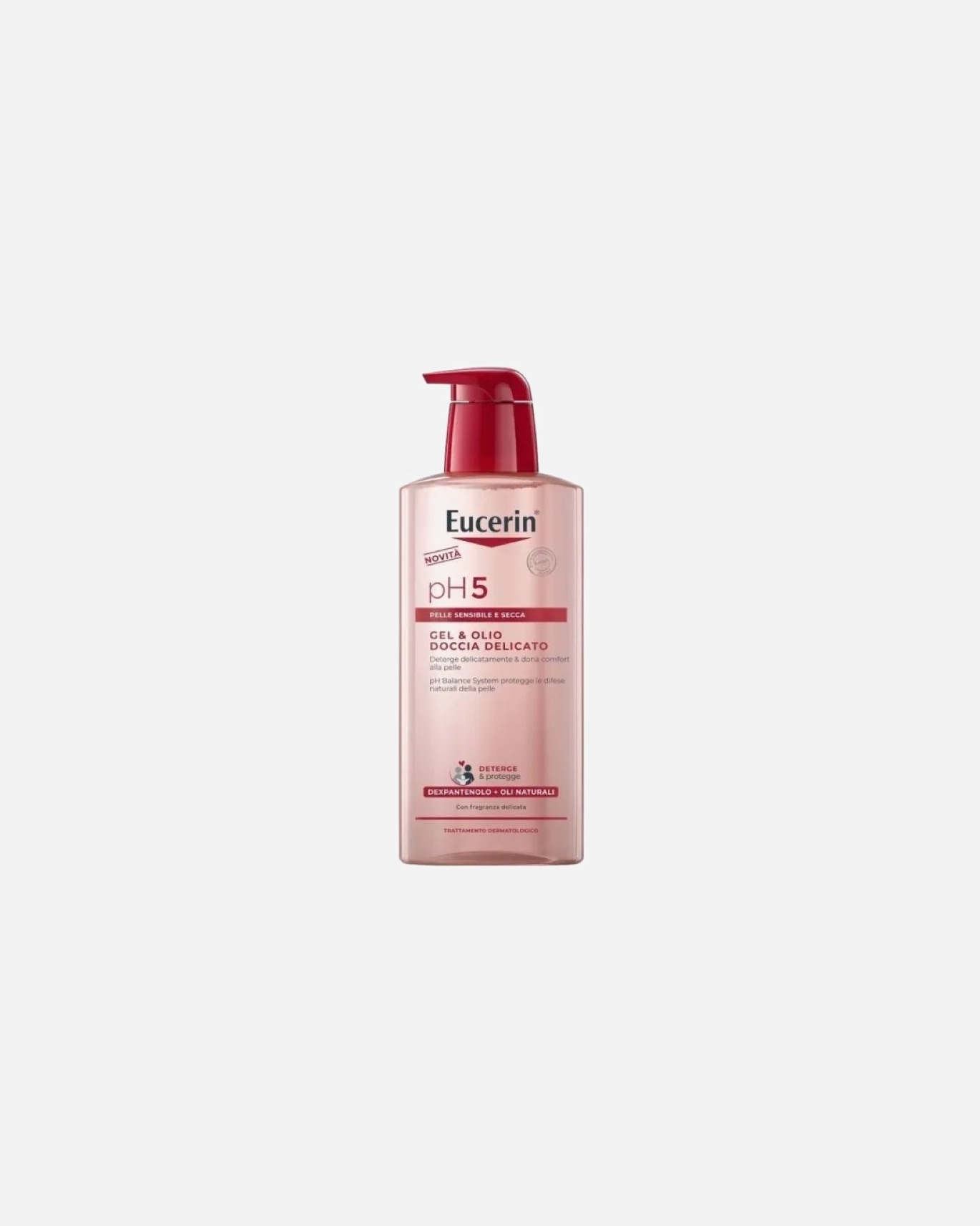 Gel doccia di Unisex Eucerin Gel Olio Doccia Delicato Ph5 400 ml