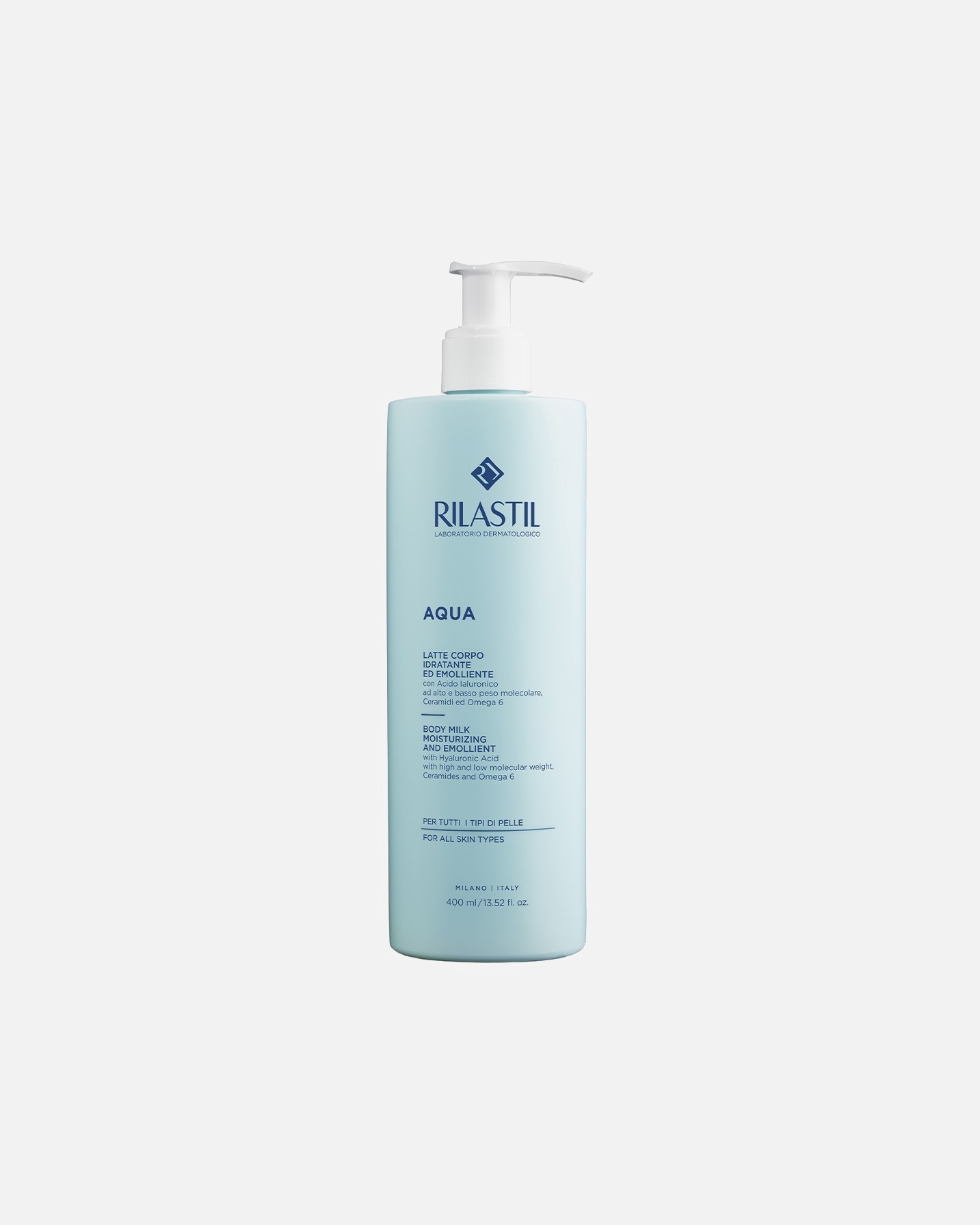 Crema Doposole Corpo di Unisex RILASTIL Aqua Latte Corpo NF 400 ml