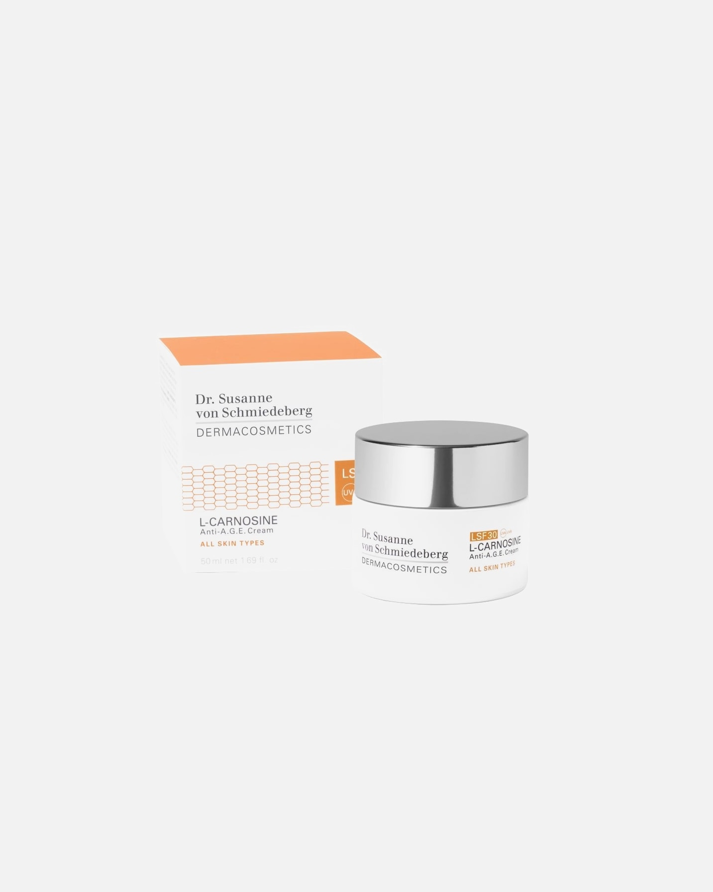 Trattamento viso di Unisex Dr. Susanne von Schmiedeberg L-Carnosine Anti-Age Cream SPF 30 50 ml