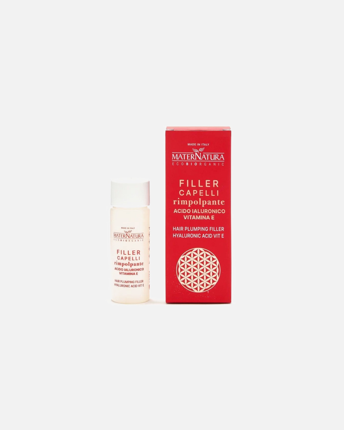 Trattamento capelli e corpo di Unisex Maternatura FILLER CAPELLI rimpolpante ACIDO IALURONICO & VITAMINA E 50 ml
