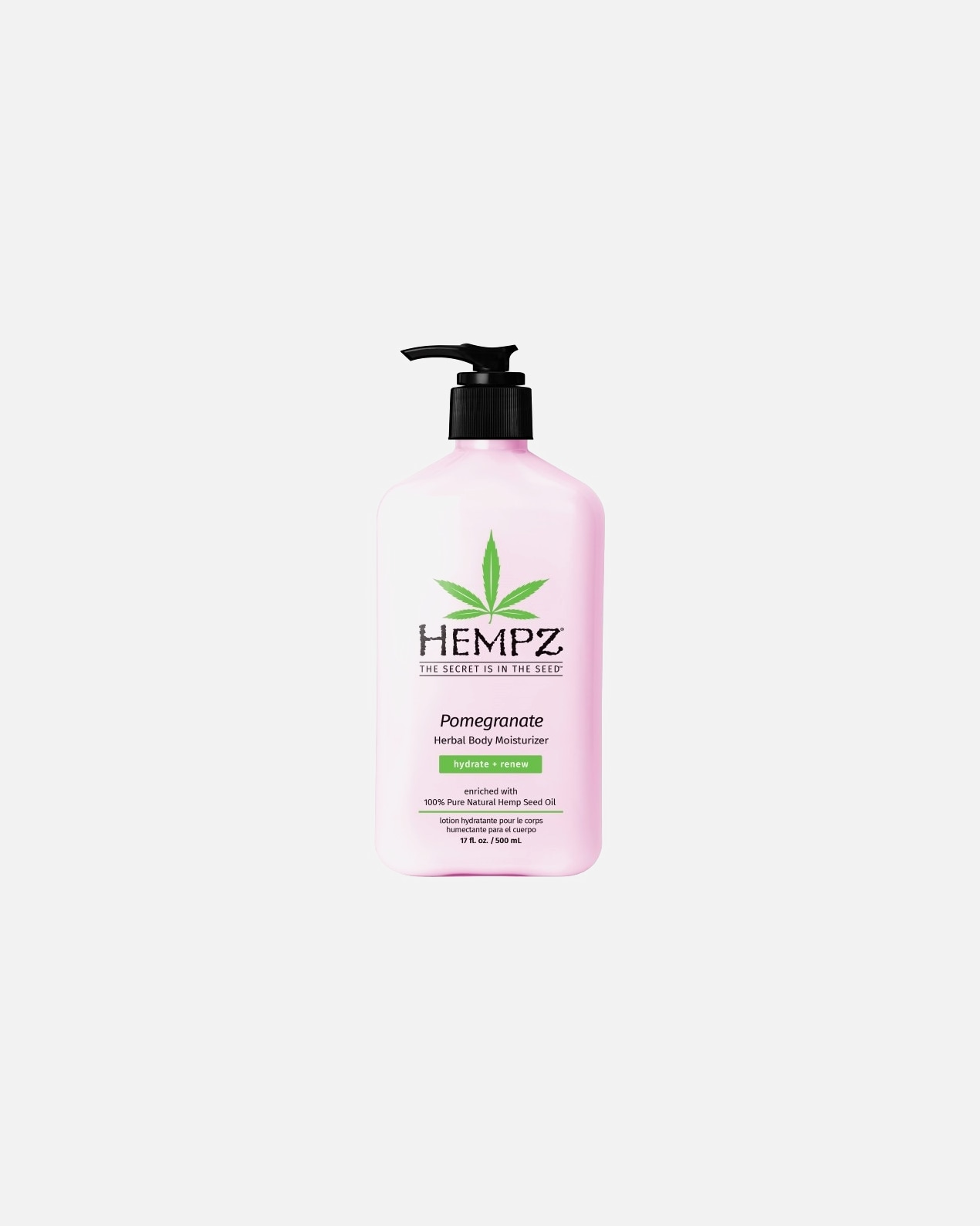 Siero Idratante di Unisex HEMPZ Default Brand Line Pomegranate Herbal Body Moisturizer 500 ml