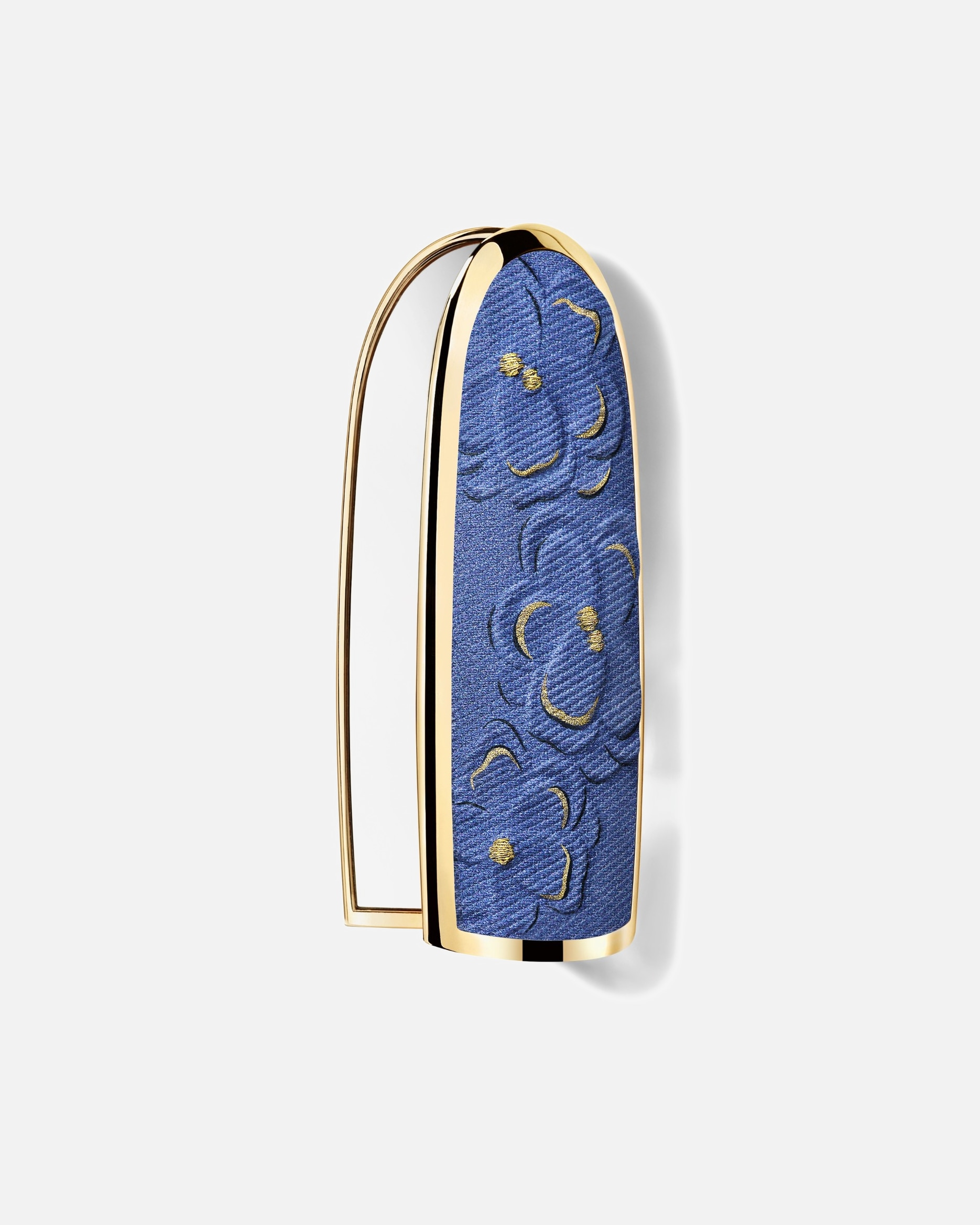 Accessori per il make up di Unisex Guerlain Rouge G La cover gioiello con doppio specchio DENIM FLORA - Edizione limitata Blooming Denim