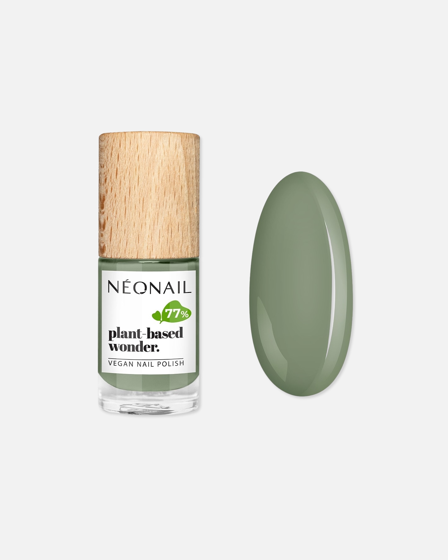 Smalto per unghie di Unisex NEONAIL Plant-Based Wonder Olive