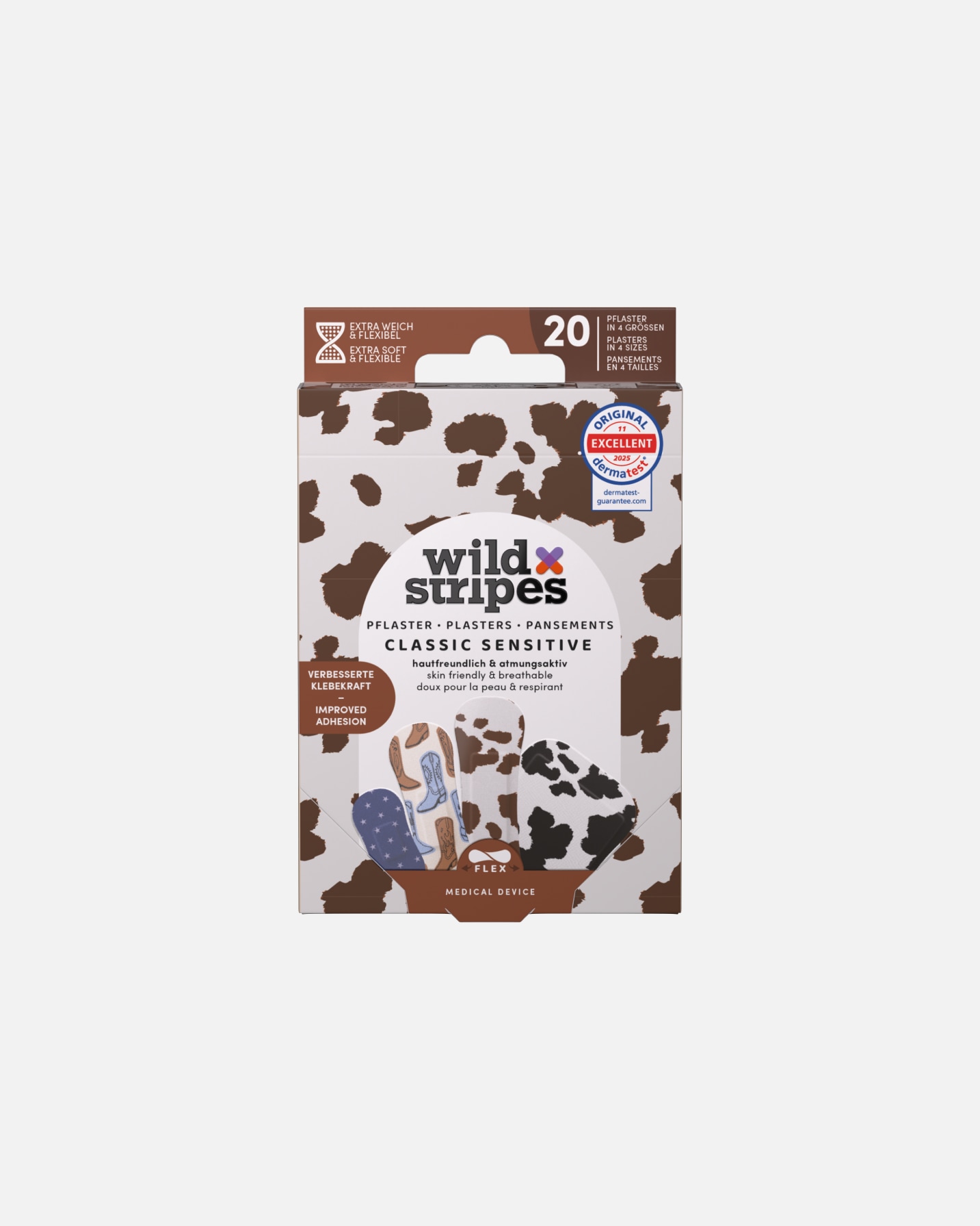 Patch di Unisex Wild Stripes Default Brand Line Classic Sensitive Rodeo Ranch Plasters - cerotti 1 pezzo
