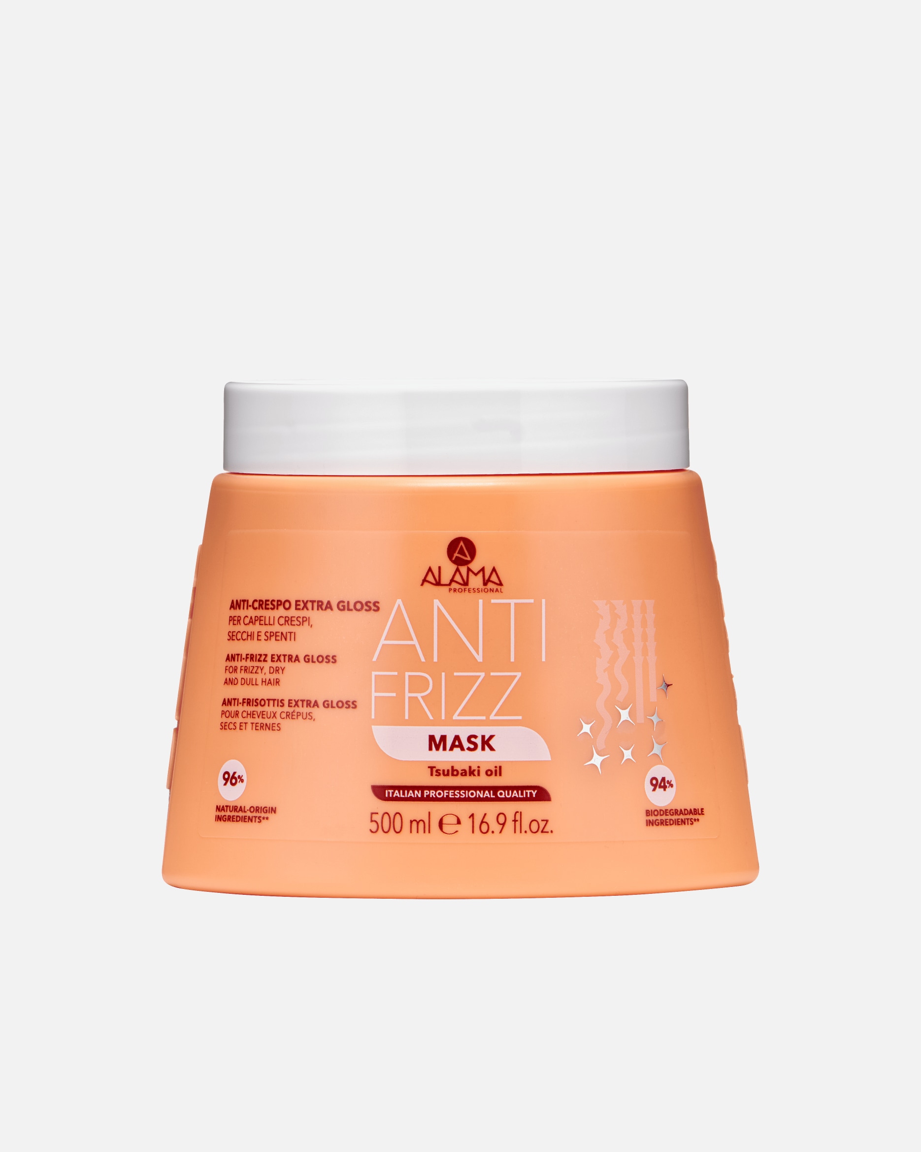 Maschera Capelli di Unisex Alama Professional Anti frizz Mask 500 ml