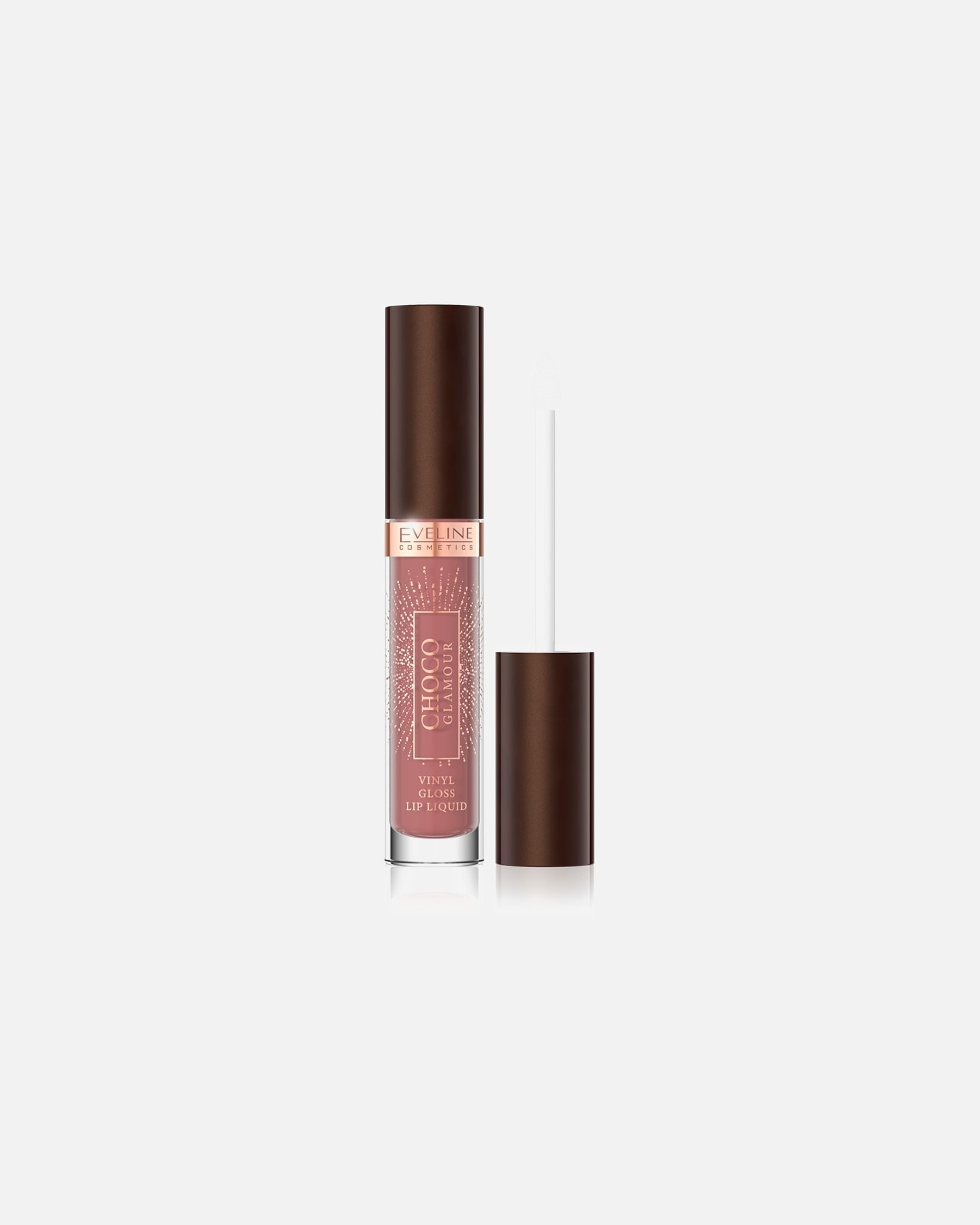 Lucidalabbra di Unisex Eveline Cosmetics Eveline Cosmetics Choco Glamour Vinyl Gloss 3 - TOFFEE CHOCOLATE