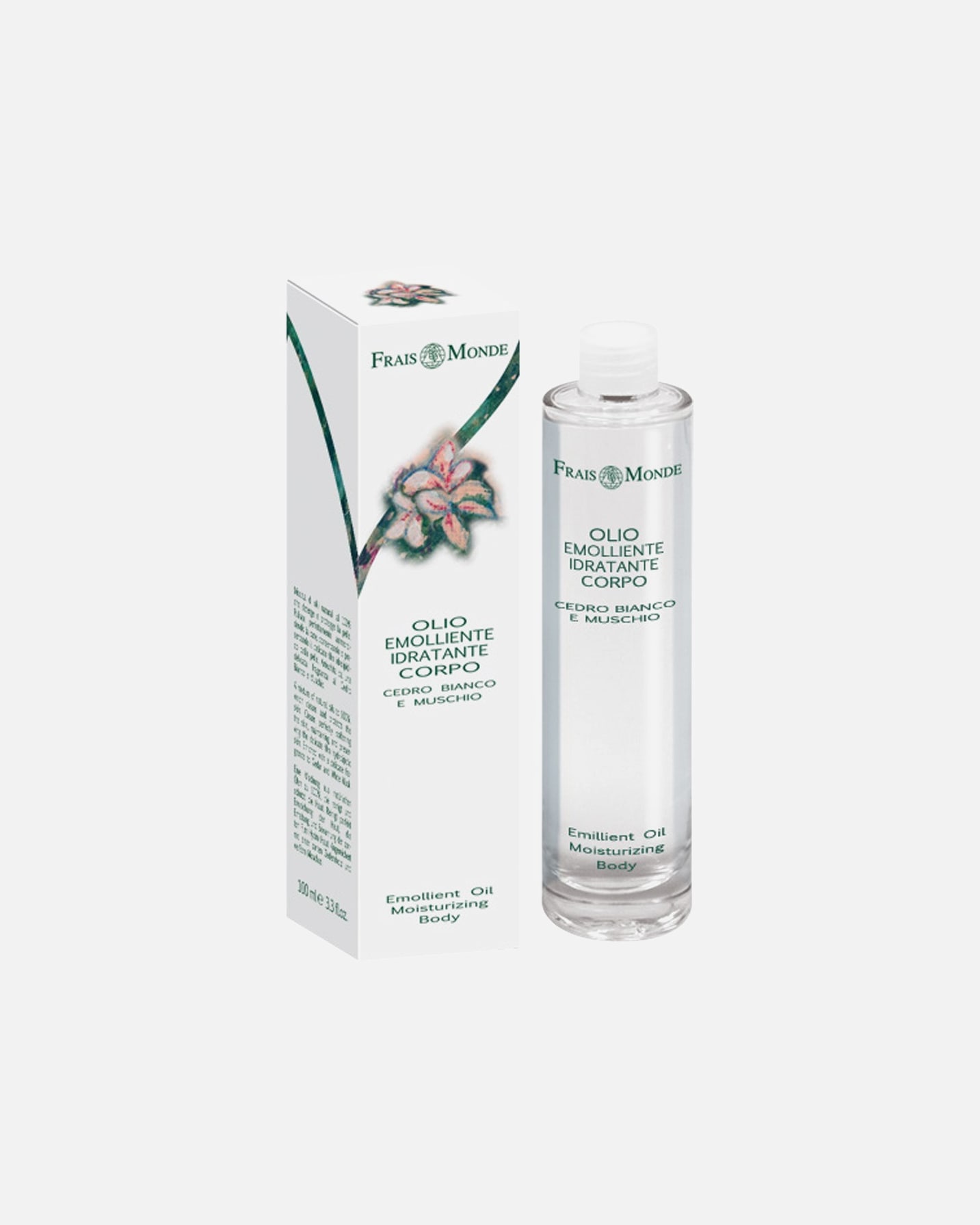 Olio corpo di Femmina FRAIS MONDE Olio Cedro Bianco E Muschio 100 ml