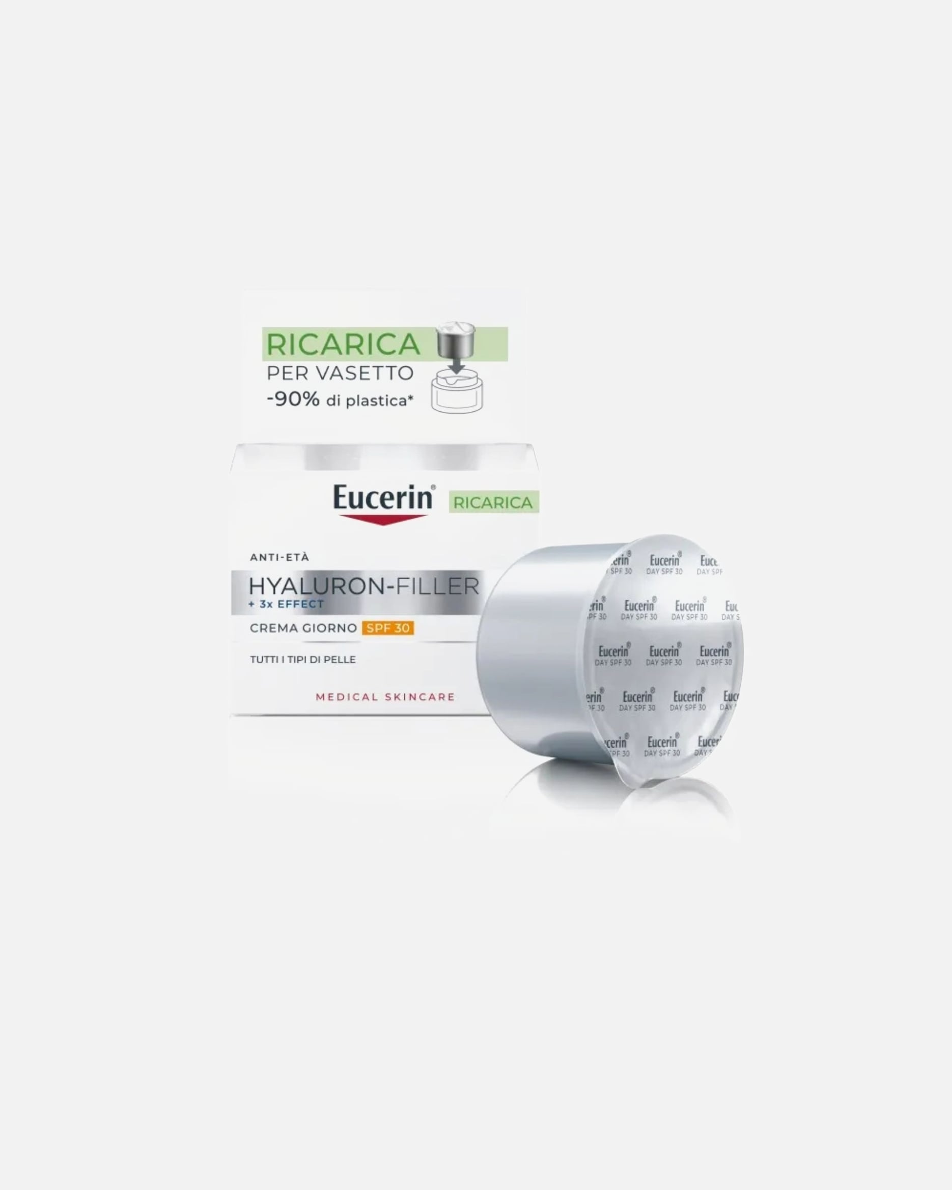 Cura anti-age di Unisex Eucerin Hyaluron Filler Crema Anti-Età Giorno SPF30 50 ml - REFILL