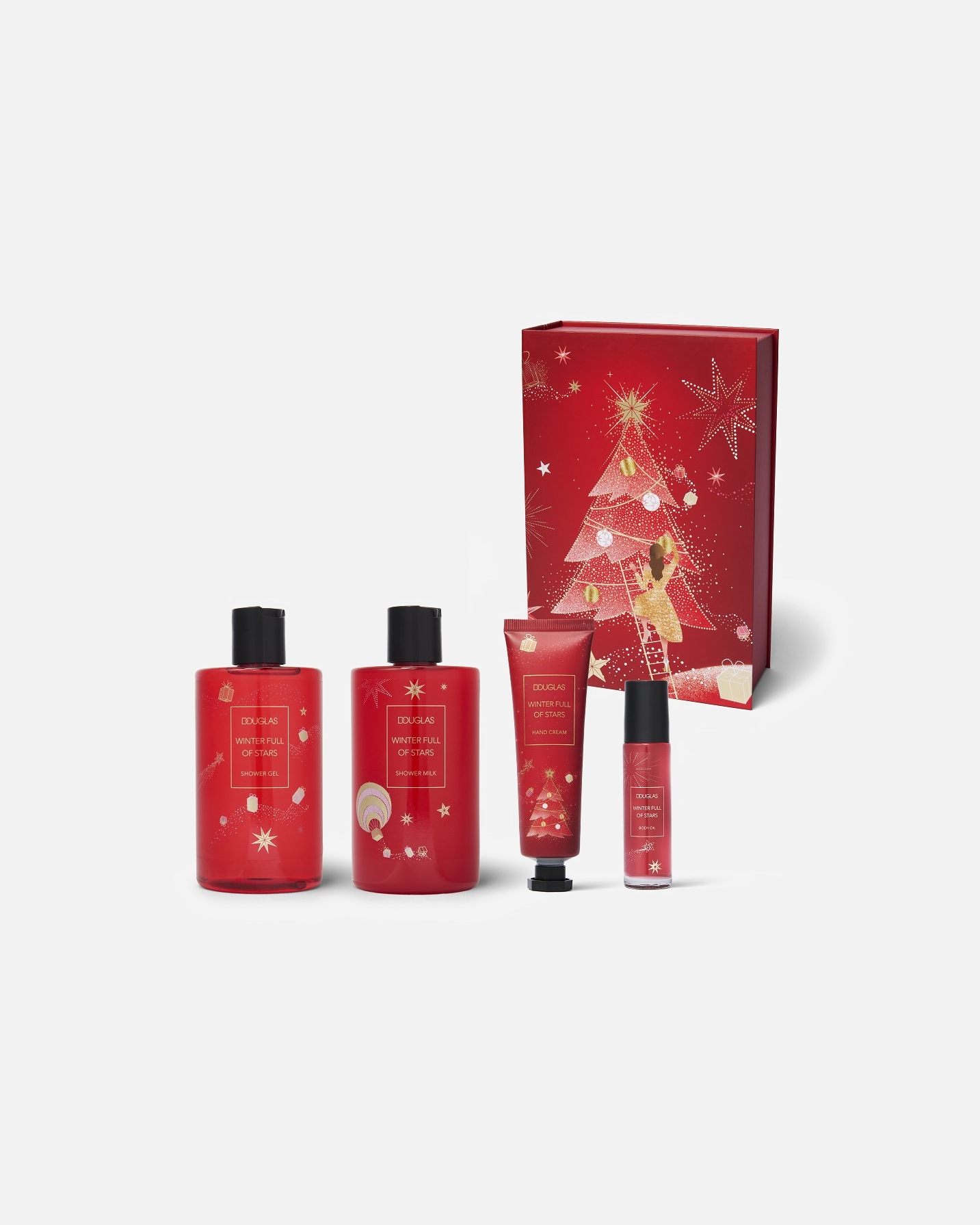 Cofanetto cura del corpo di Unisex DOUGLAS COLLECTION Seasonal Booklet Set di lusso Winter Full of Stars 1 pezzo