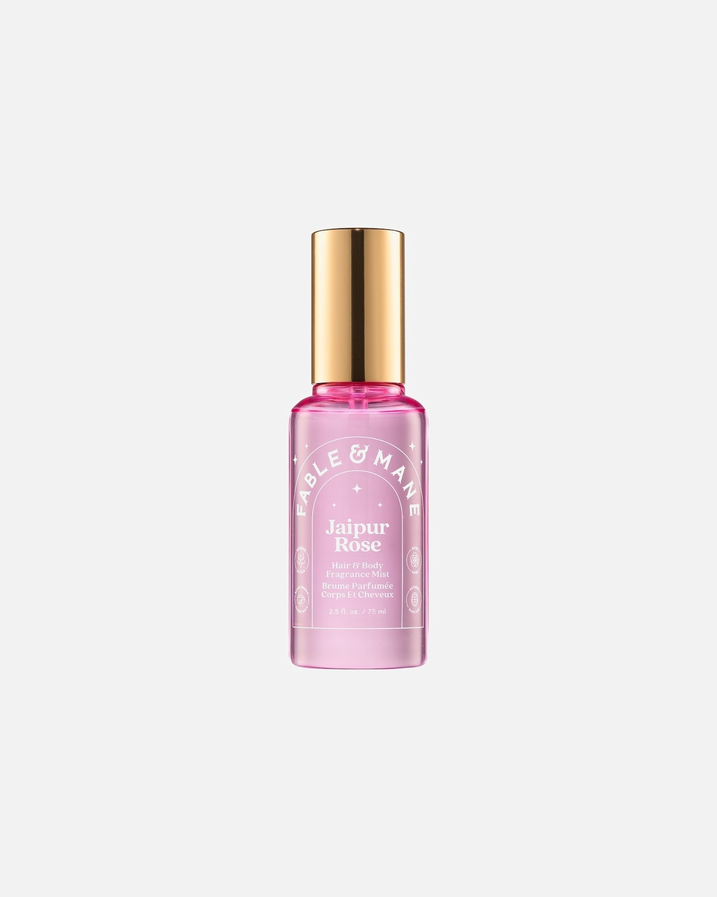 Profumo capelli di Unisex FABLE & MANE Jaipur Rose Hair & Body Fragrance 75 ml