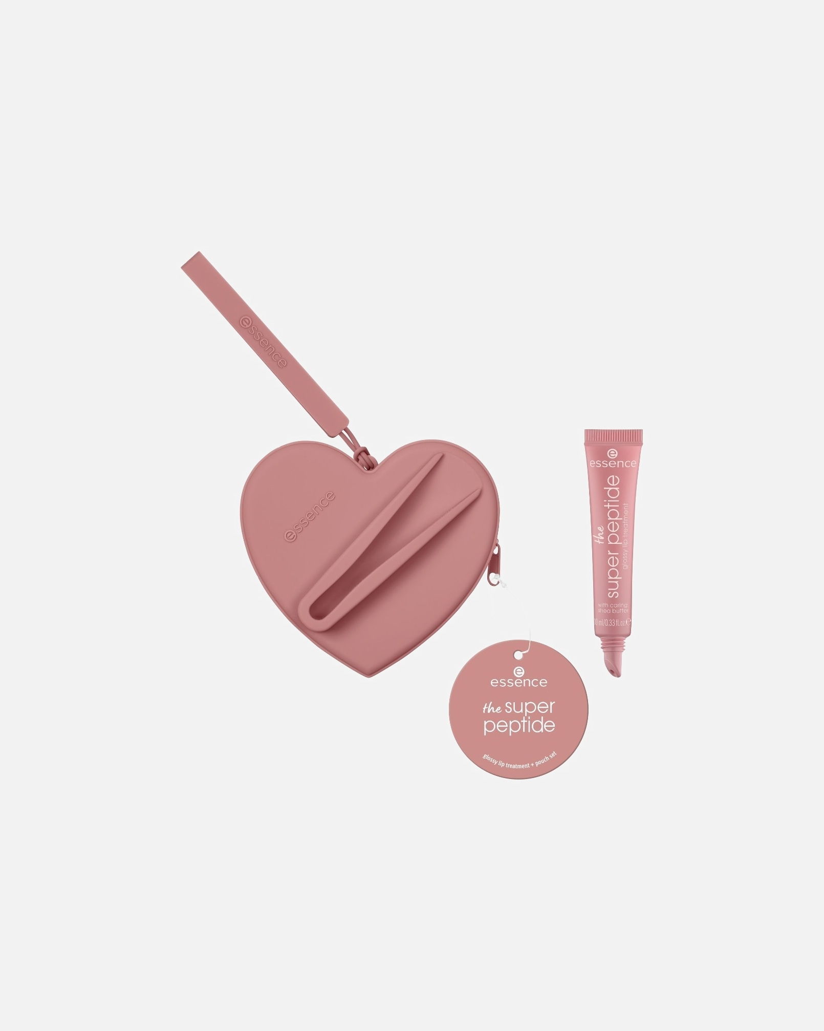 Set per il trucco delle labbra di Unisex essence The Super Peptide - trattamento labbra + pochette set 1 pezzo