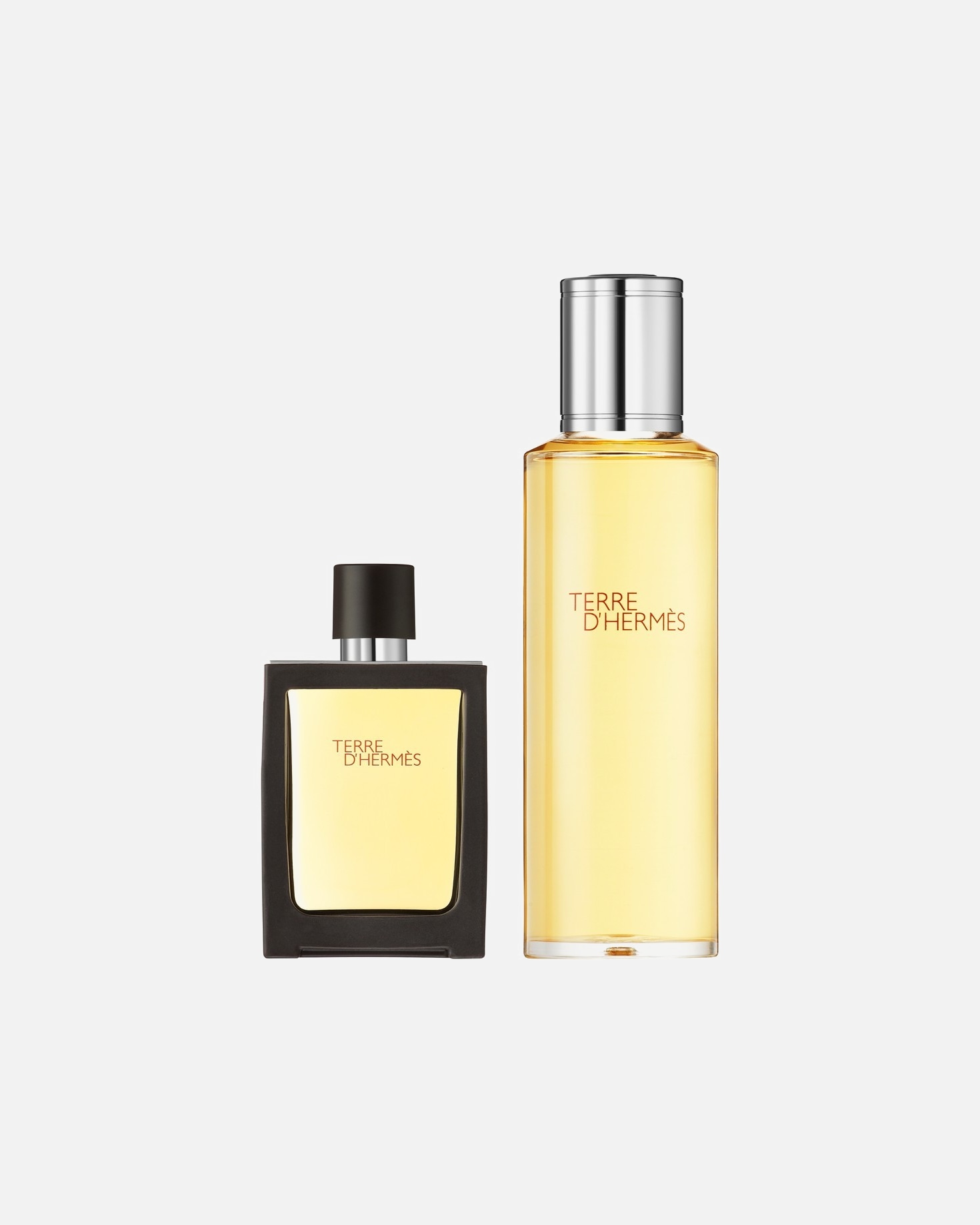 Profumo di Maschio HERMÈS Terre d’Hermès Terre d'Hermès, Profumo, flacone da viaggio con vaporizzatore + ricarica 155 ml