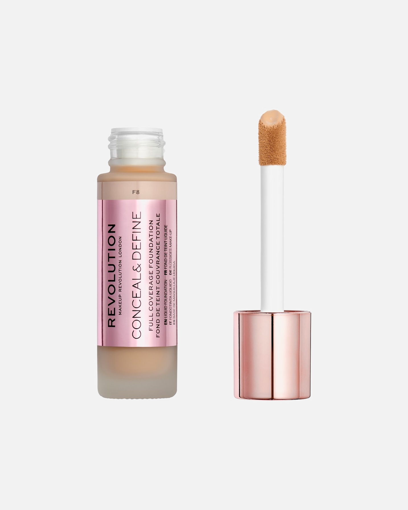 Fondotinta di Unisex Revolution Conceal & Define Foundation F8