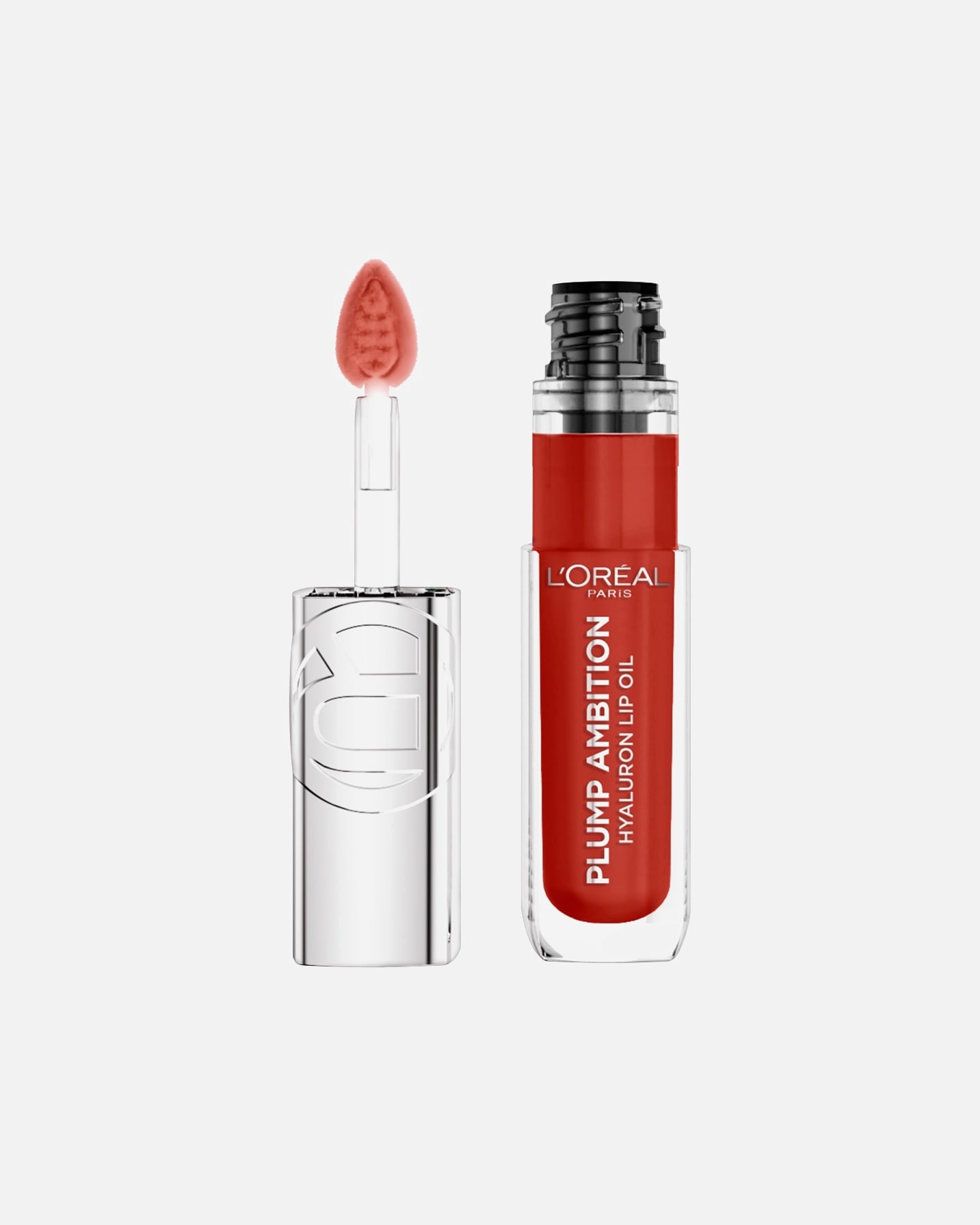 Olio per le labbra di Unisex L'Oréal Paris Plump Ambition Hyaluron Lip Oil 485 - WINE O'CLOCK