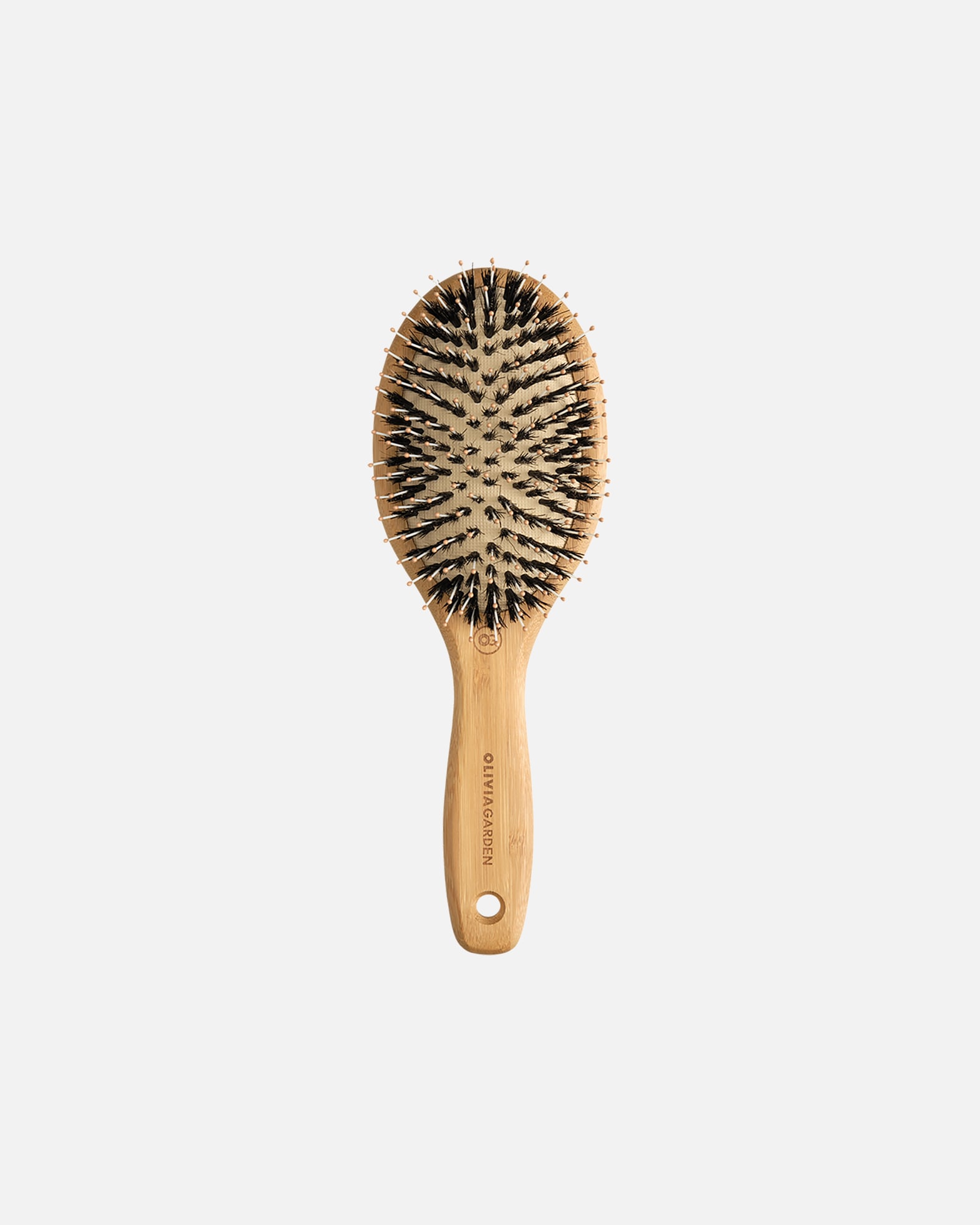 Spazzola in legno di Femmina Olivia Garden BAMBOO TOUCH Detangle Boar&Nylon M 1 pezzo